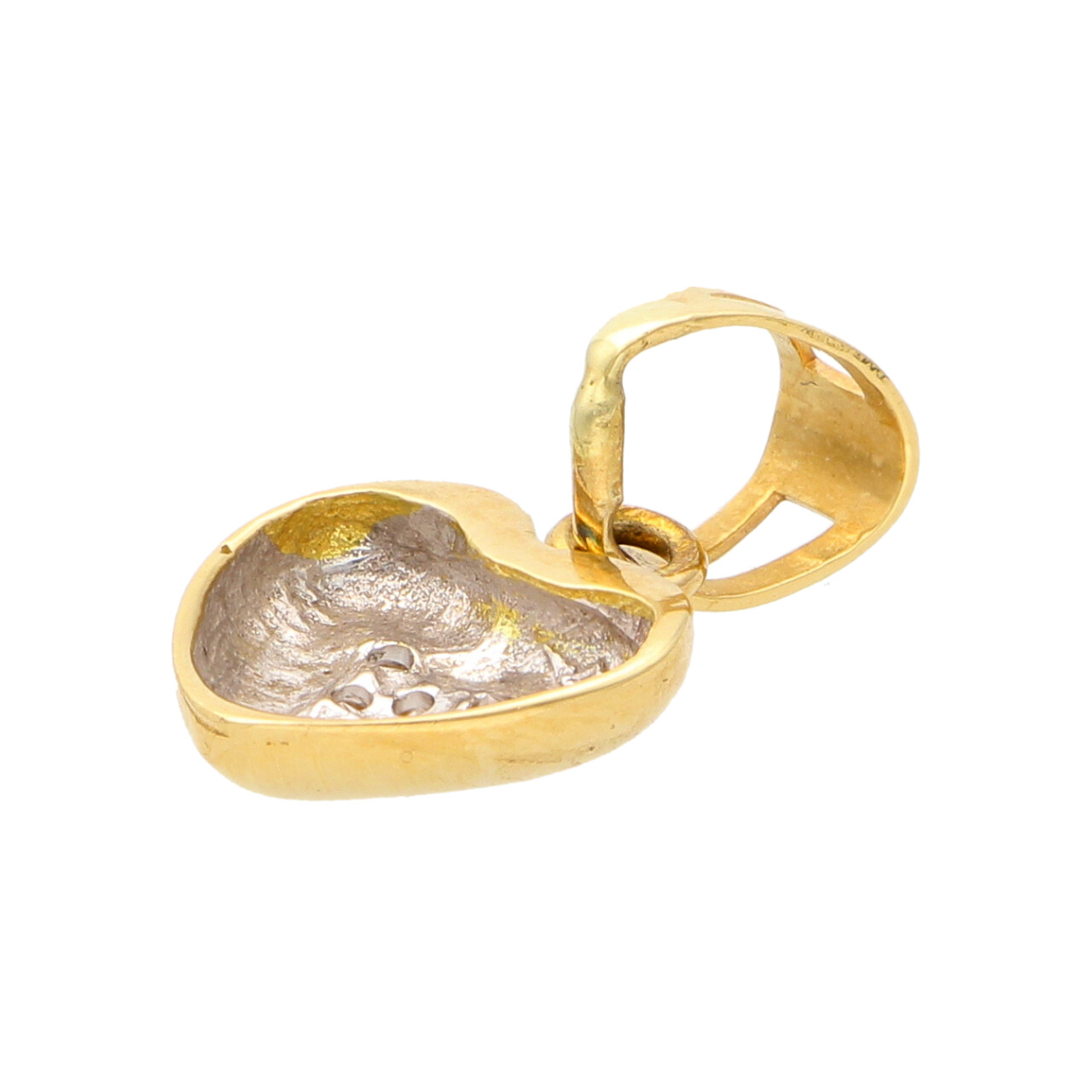 Ciondolo cuore oro giallo con zirconi_4