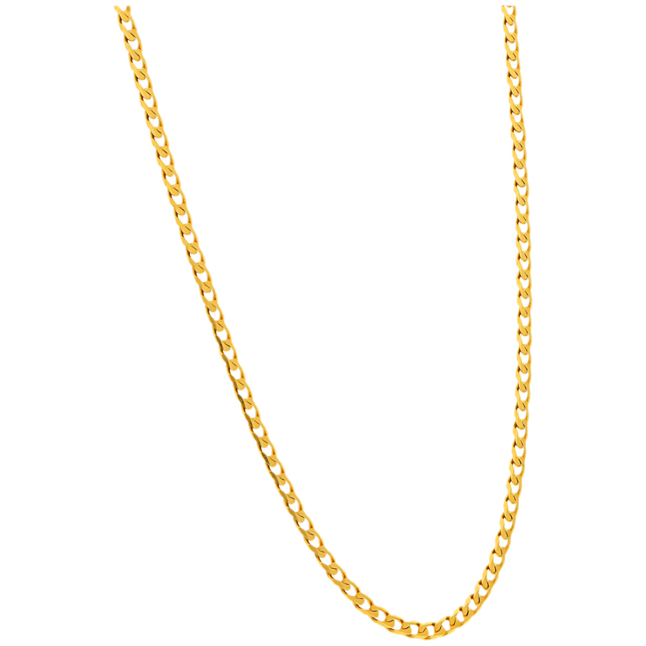 Collana in oro giallo maglia groumette_2