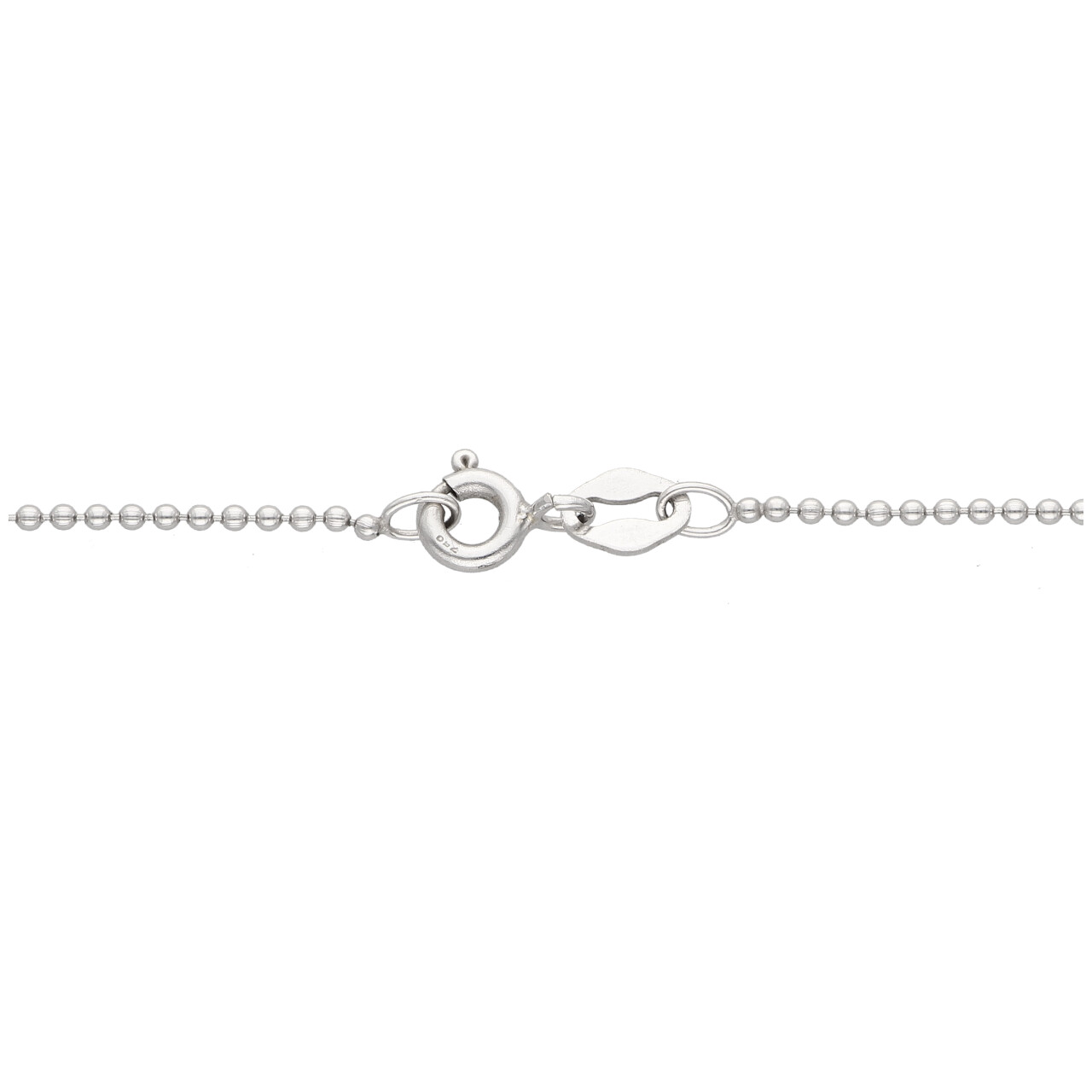 Collana oro bianco con ciondolo cuore con diamante_4