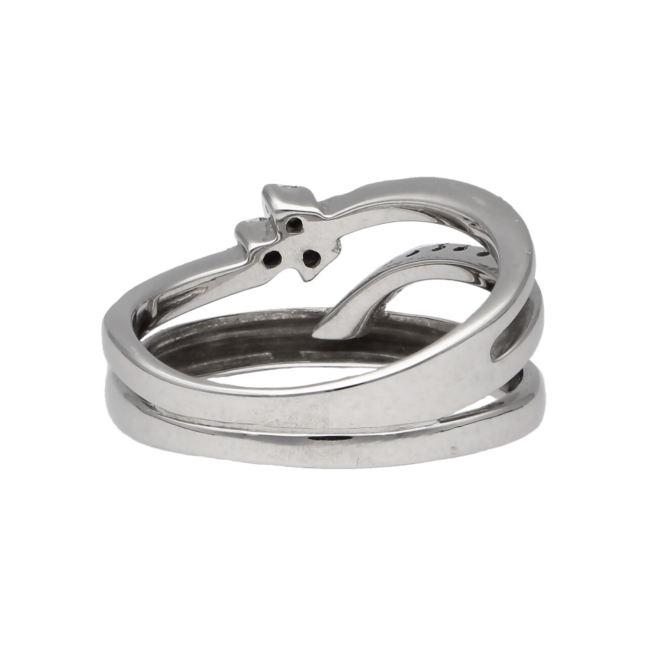 Anello fantasia oro bianco con diamanti_4