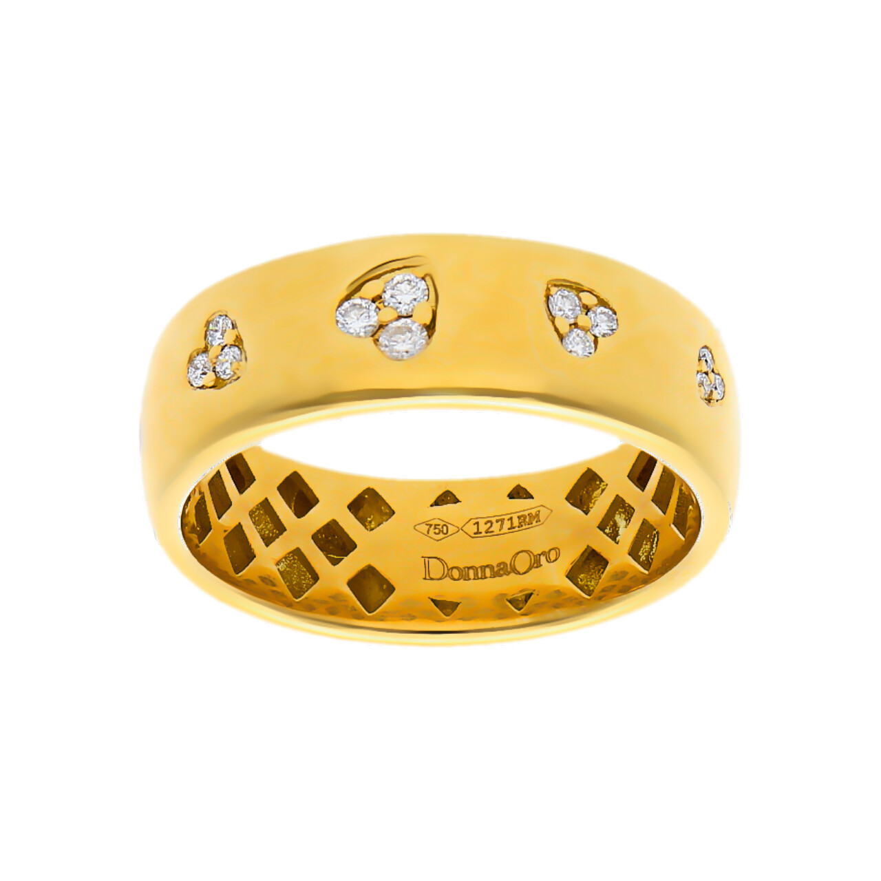 Anello donnaoro oro giallo con diamanti_1