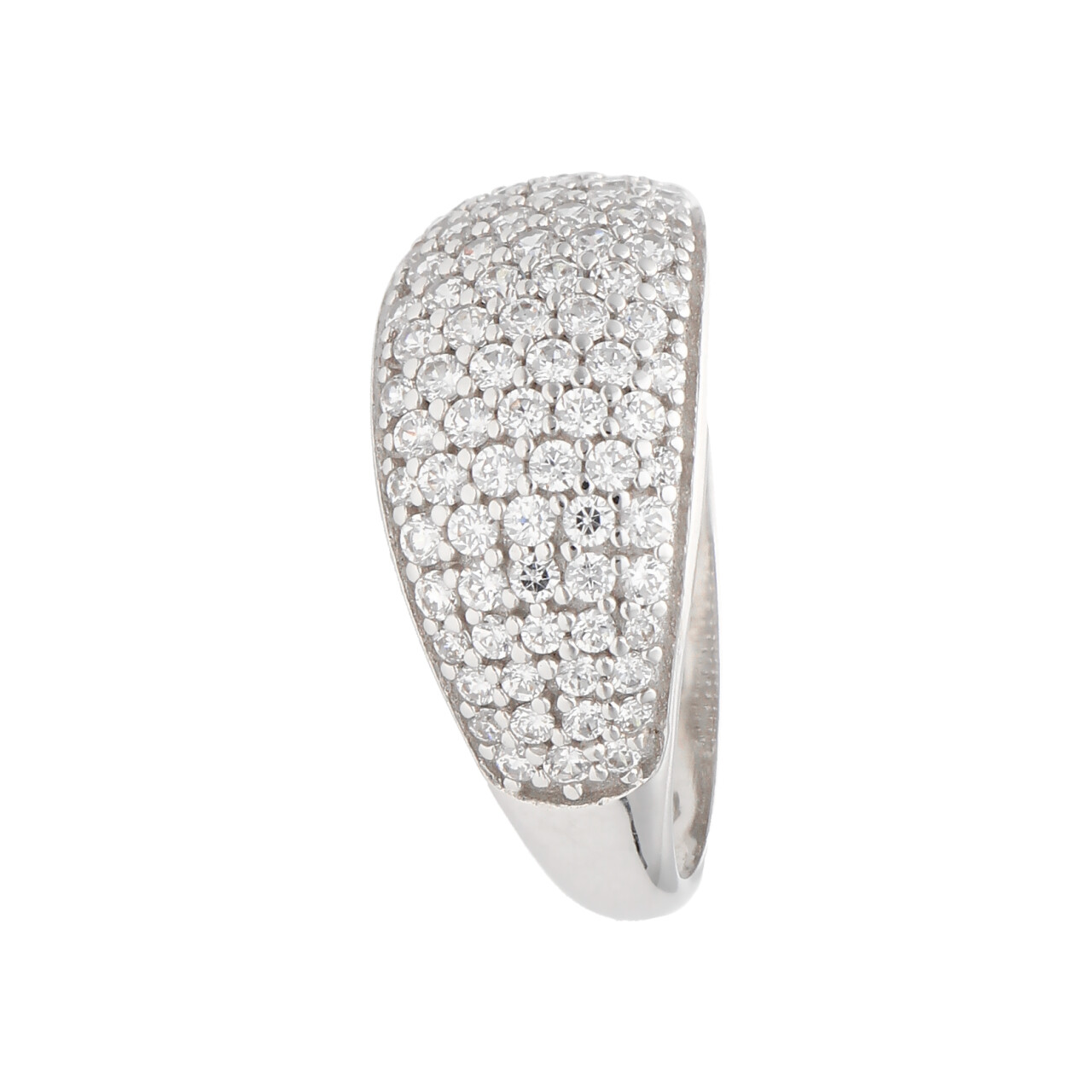 Anello oro bianco con pavè di zirconi_2