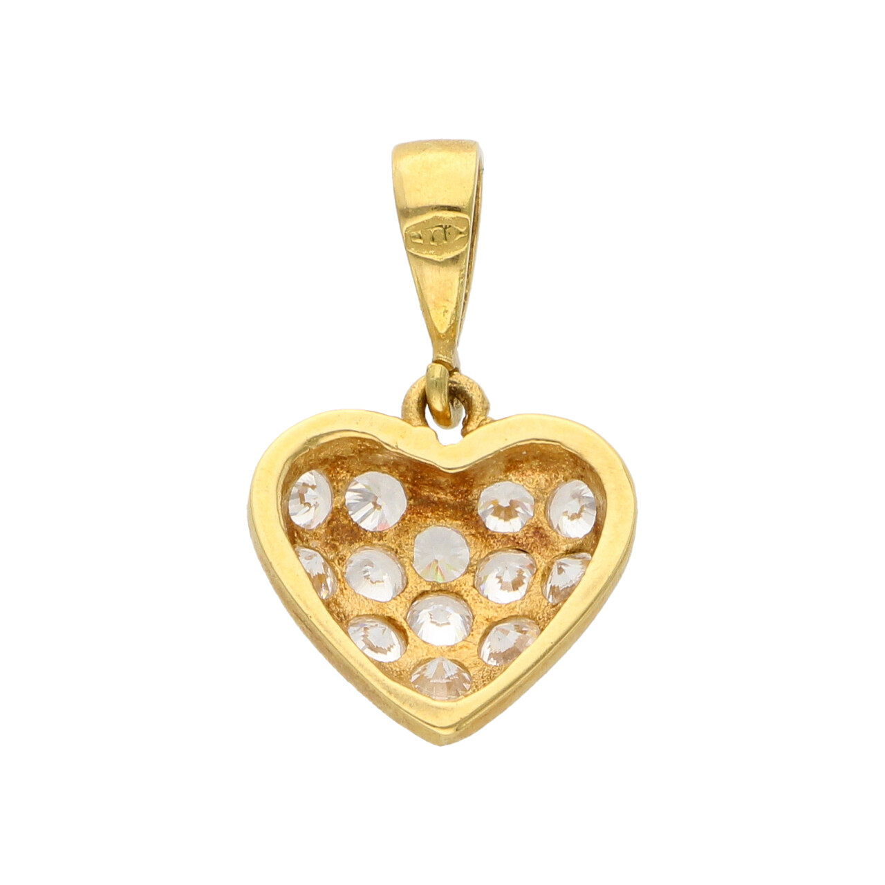 Ciondolo cuore oro giallo con zirconi_3