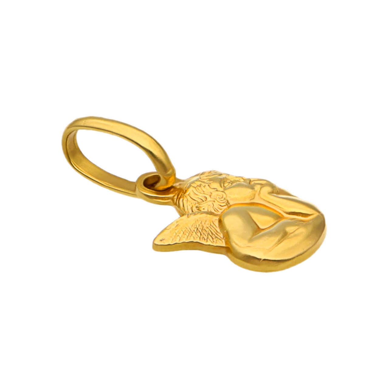 Ciondolo angioletto in oro giallo_2
