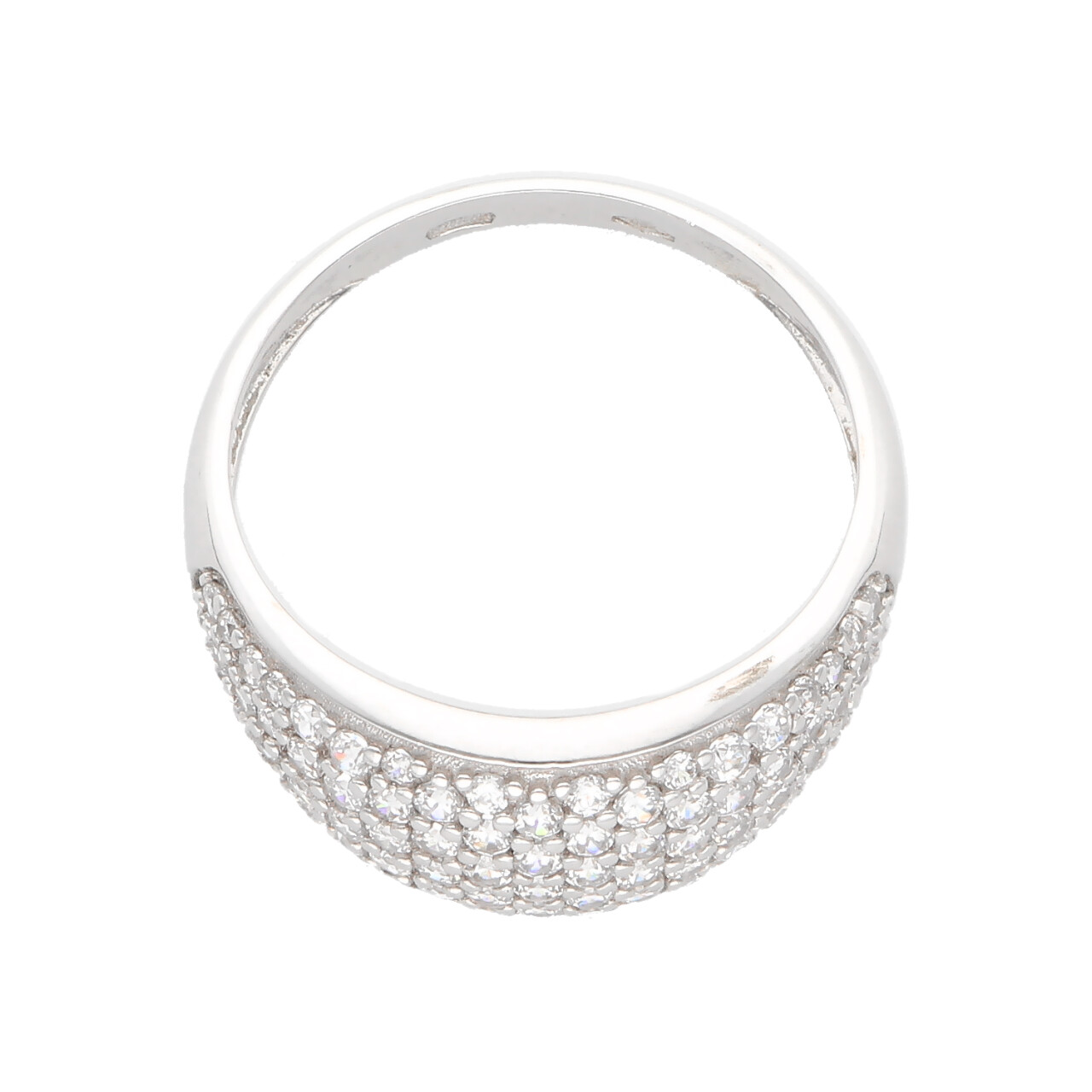 Anello oro bianco con pavè di zirconi_3