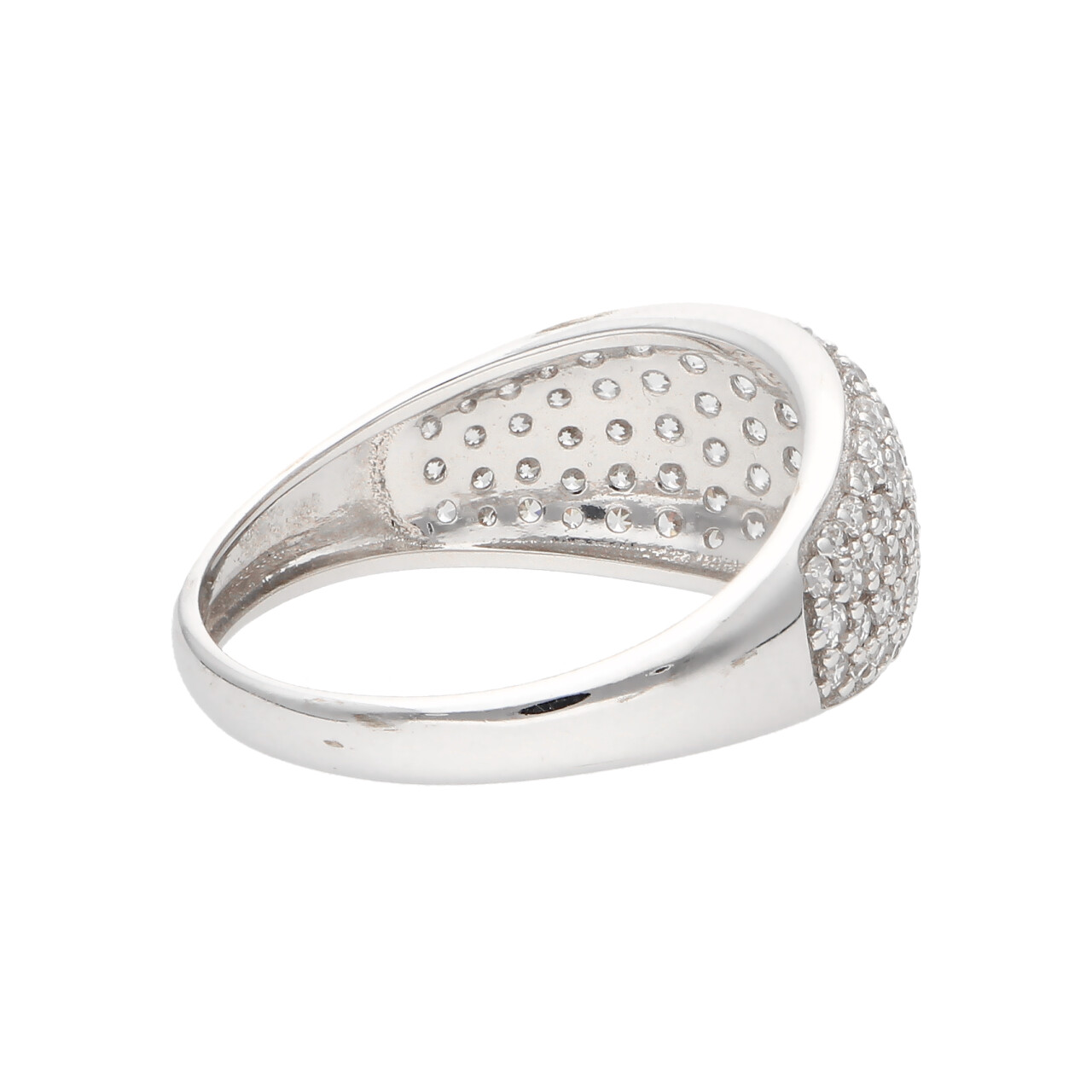 Anello oro bianco con pavè di zirconi_4