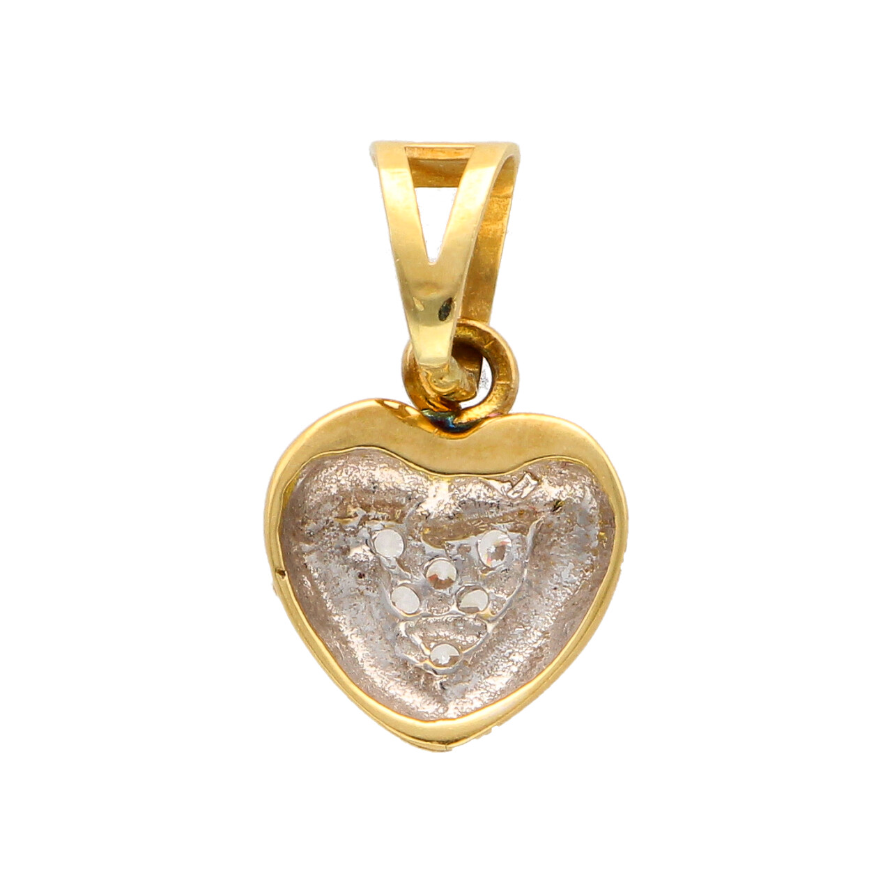Ciondolo cuore oro giallo con zirconi_3