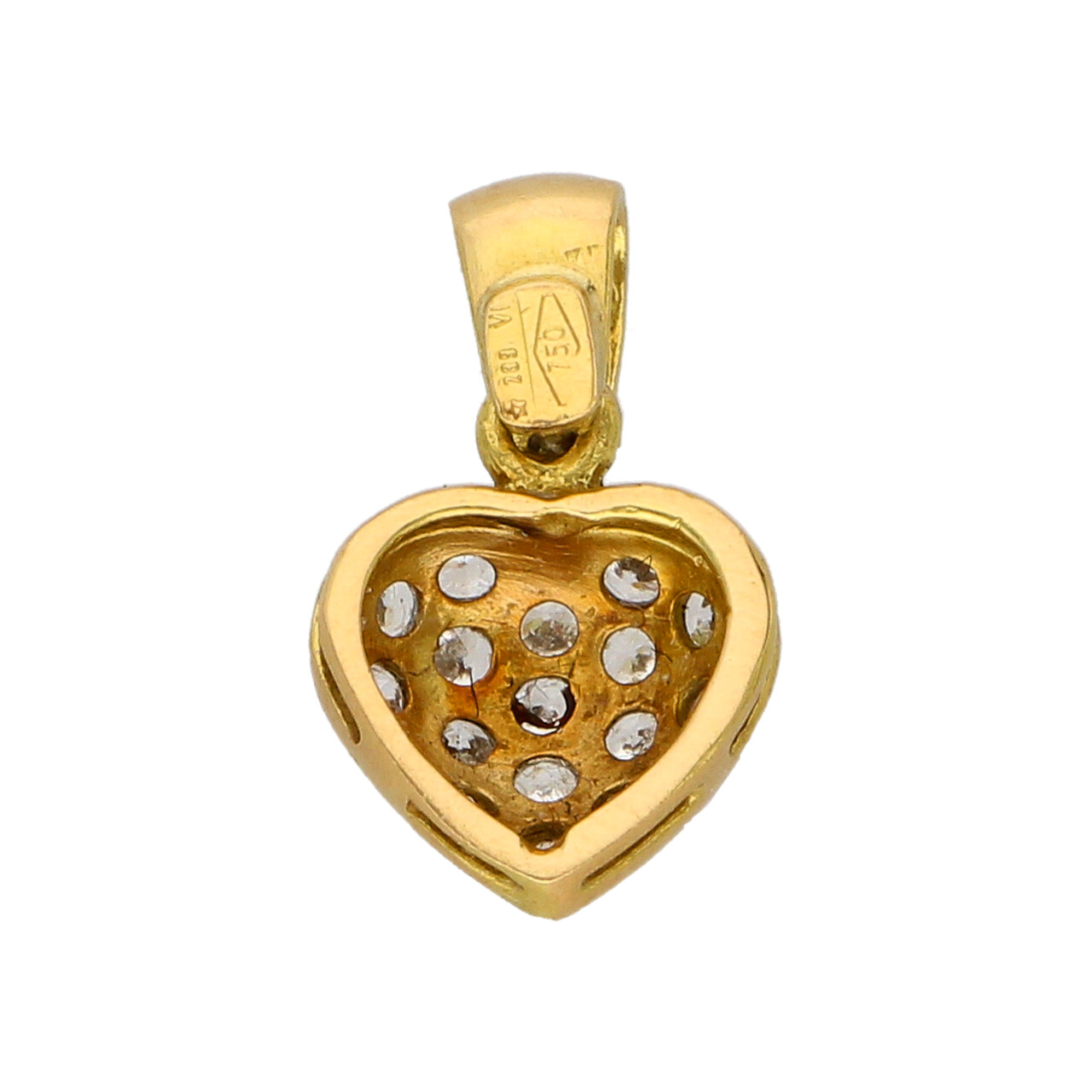 Cuore oro bianco e giallo con zirconi_4