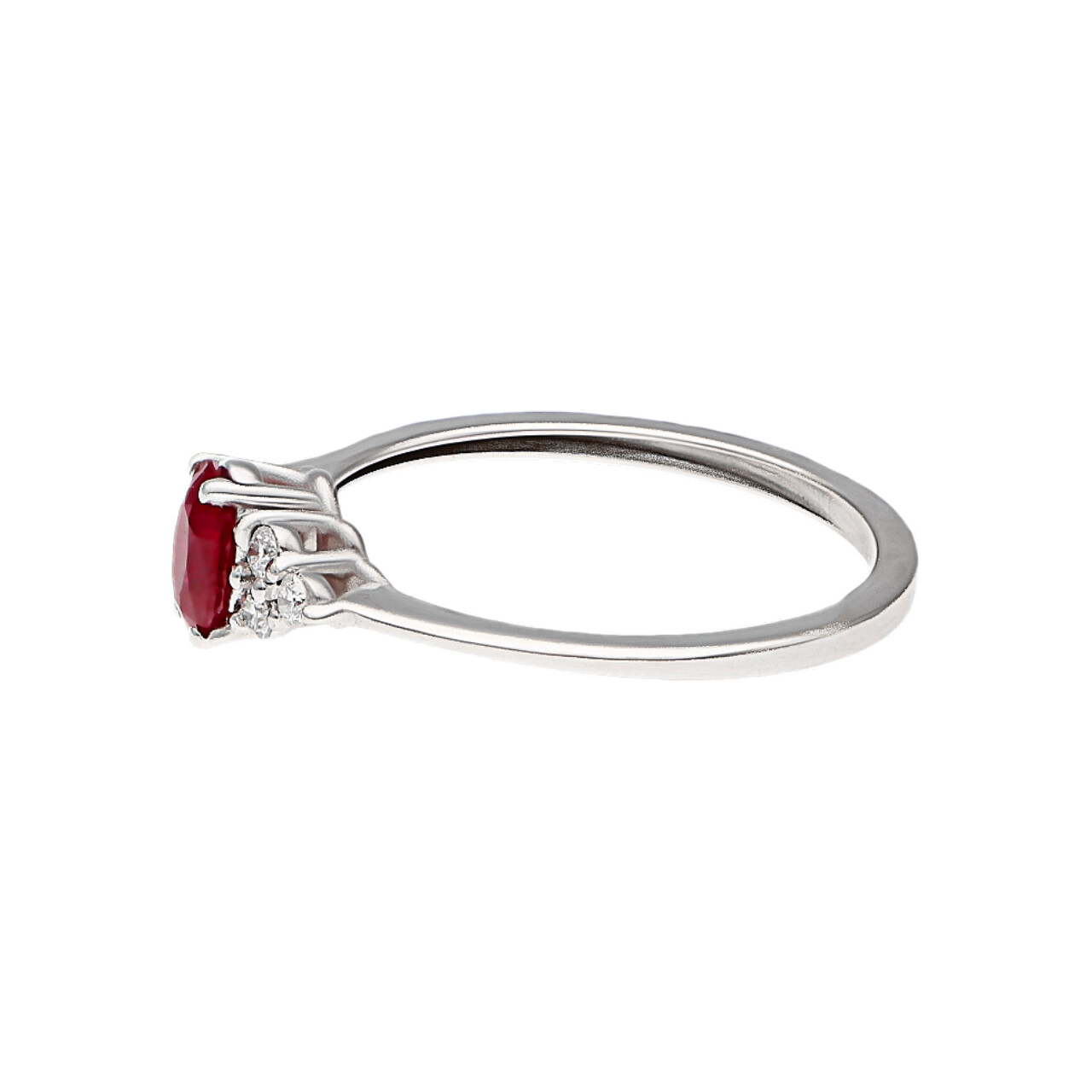 Anello in oro bianco con rubino e diamanti_2