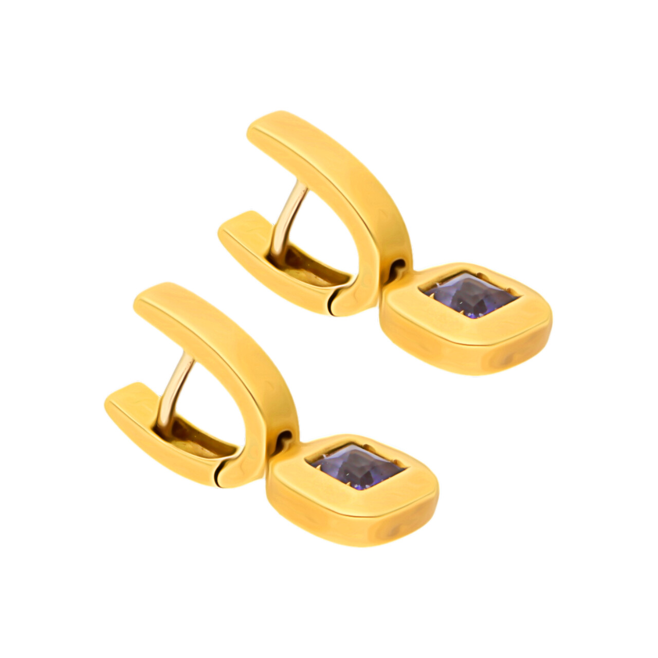 Orecchini oro giallo con ametista_3