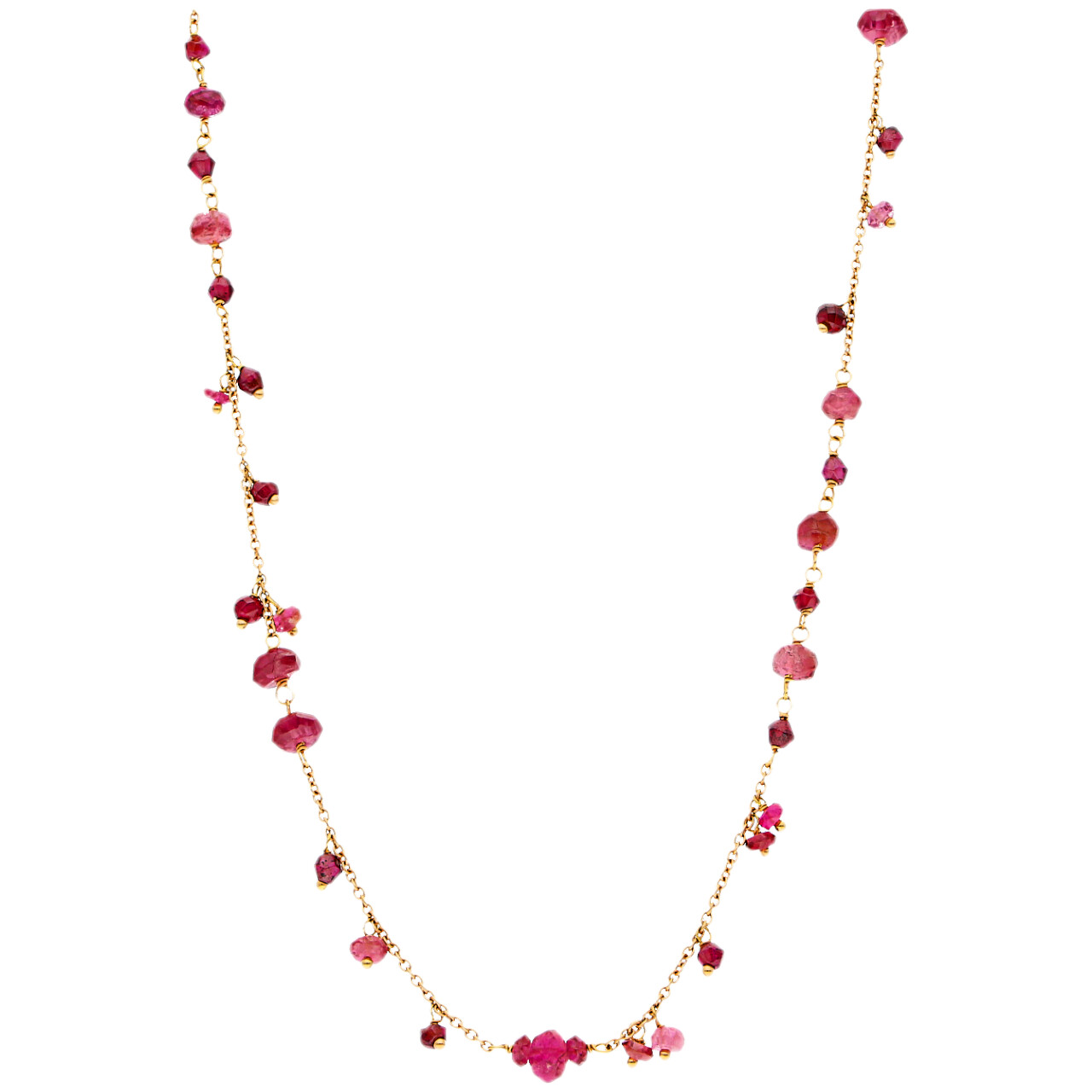 Collana oro giallo con tormaline_1