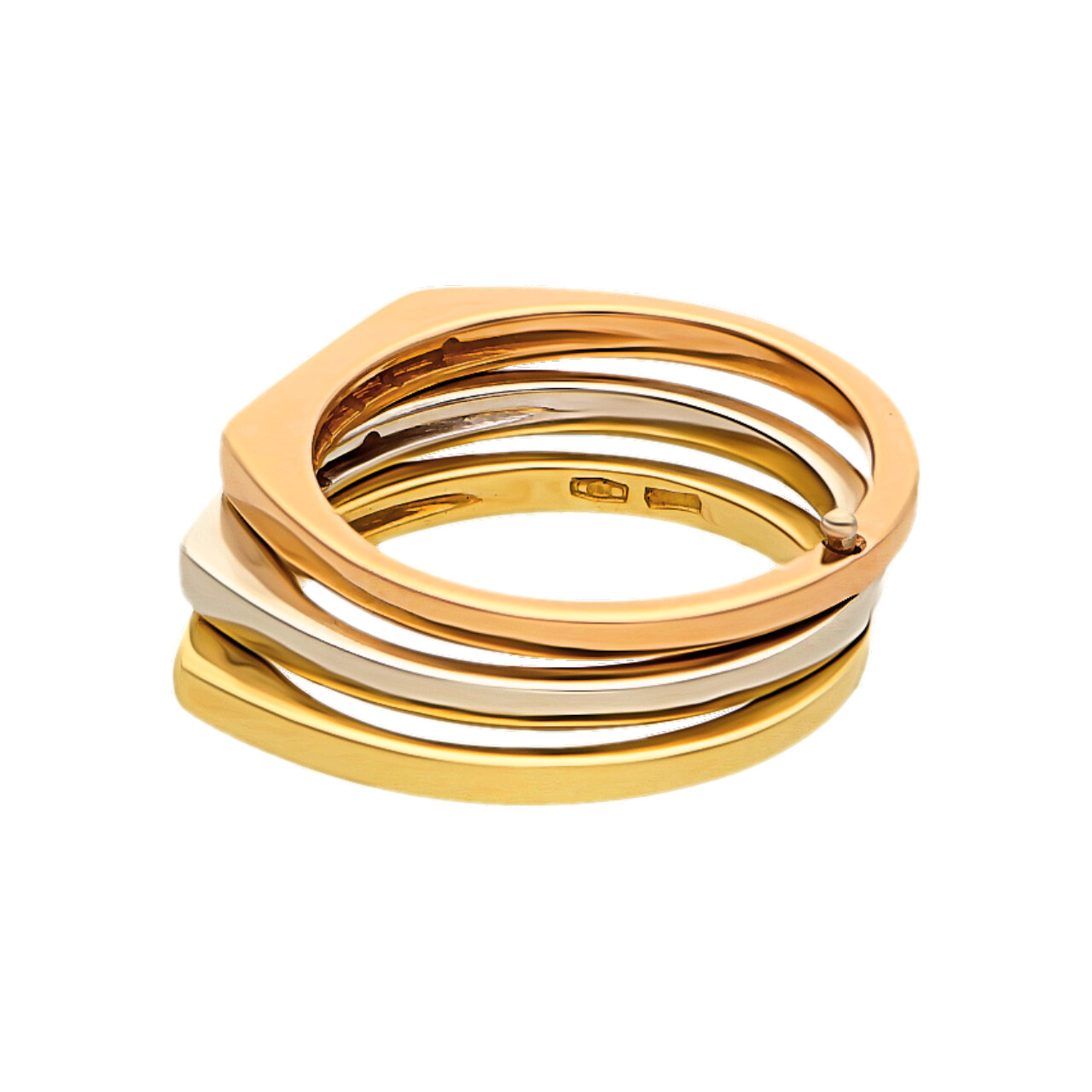 Anello tre ori con diamantini_3