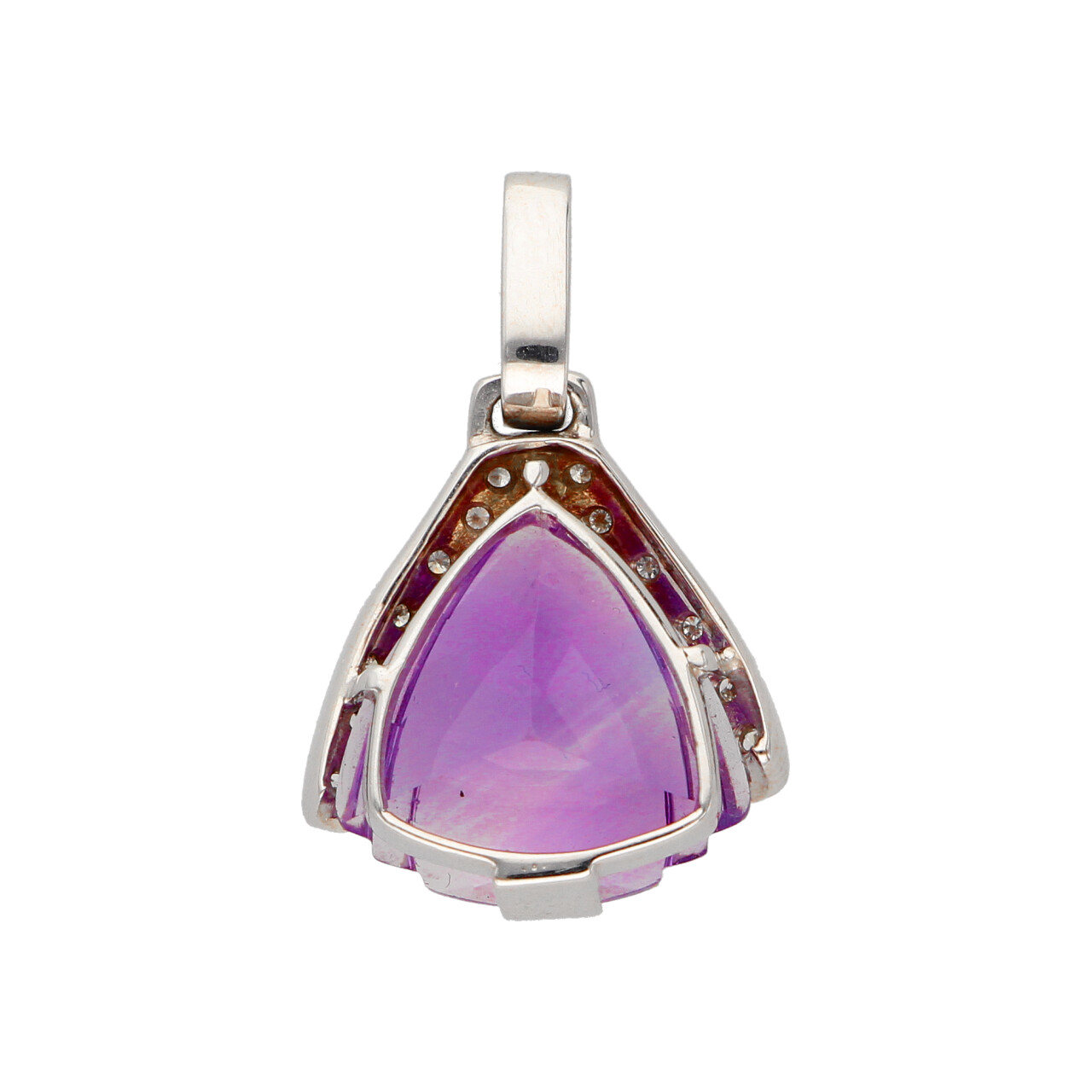 Ciondolo oro bianco con ametista e diamanti_3