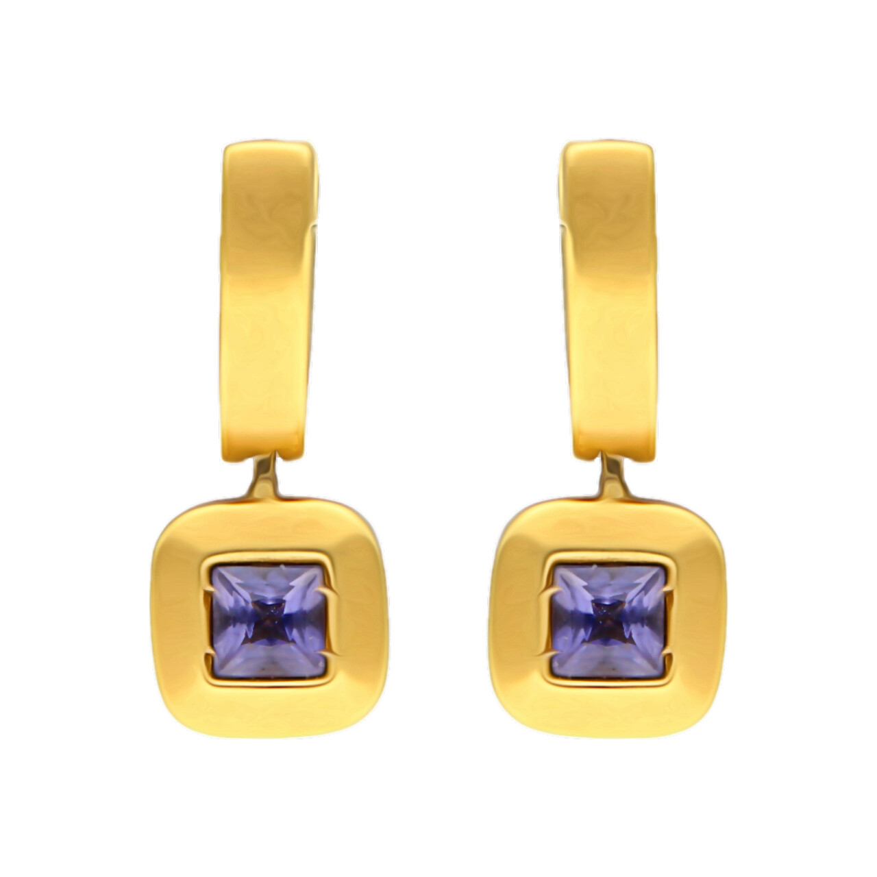 Orecchini oro giallo con ametista_1