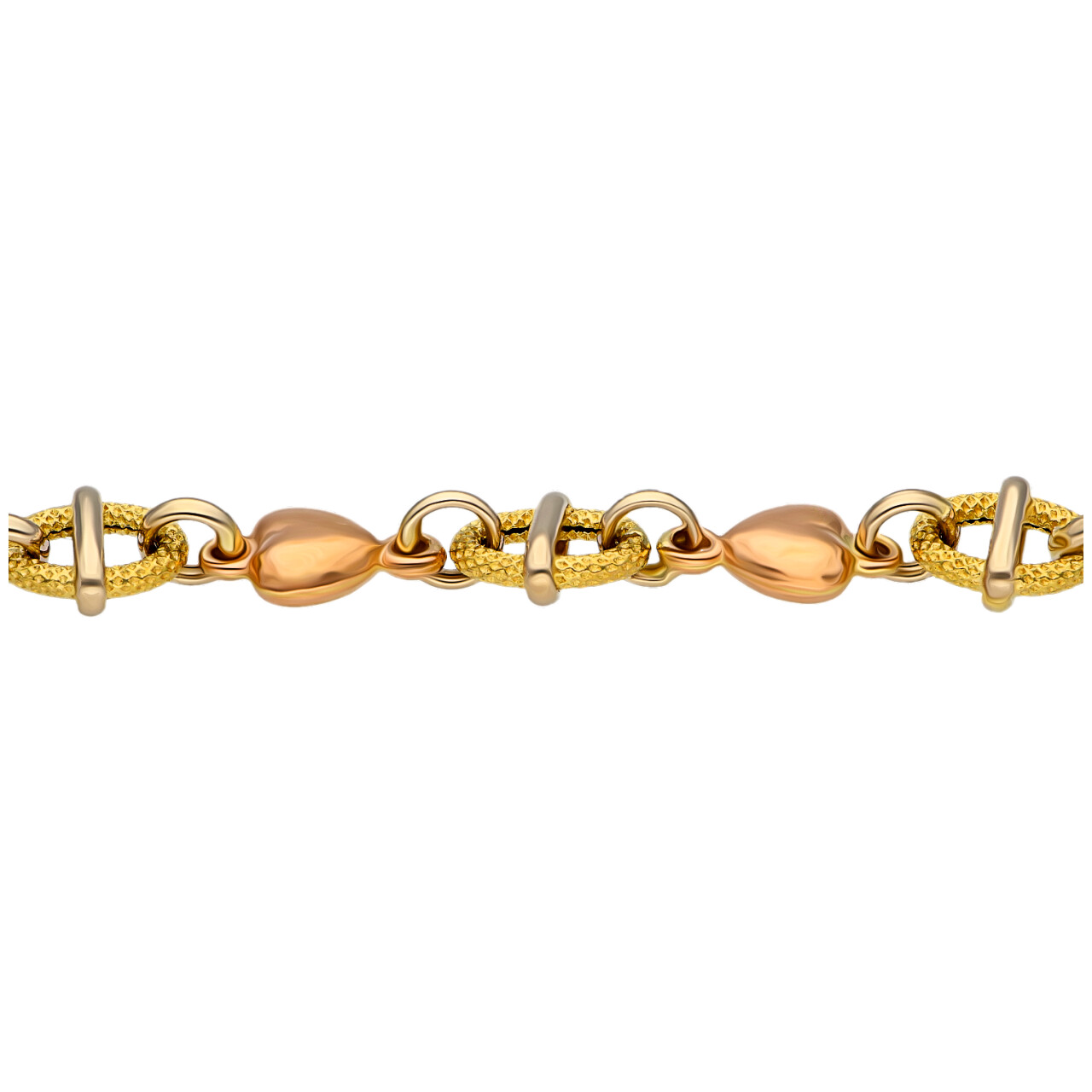 Bracciale tre ori con cuori_4