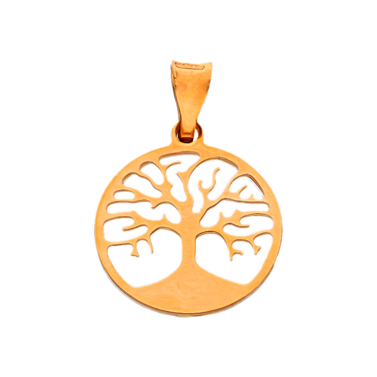 Ciondolo albero della vita oro rosa e bianco_3