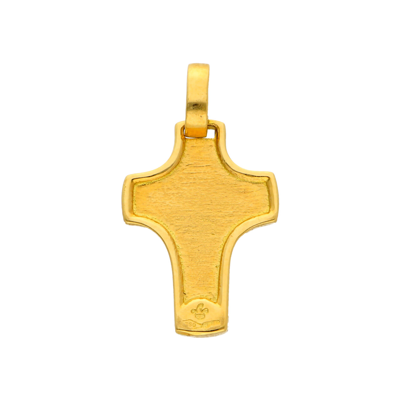 Ciondolo croce stilizzata oro giallo_4