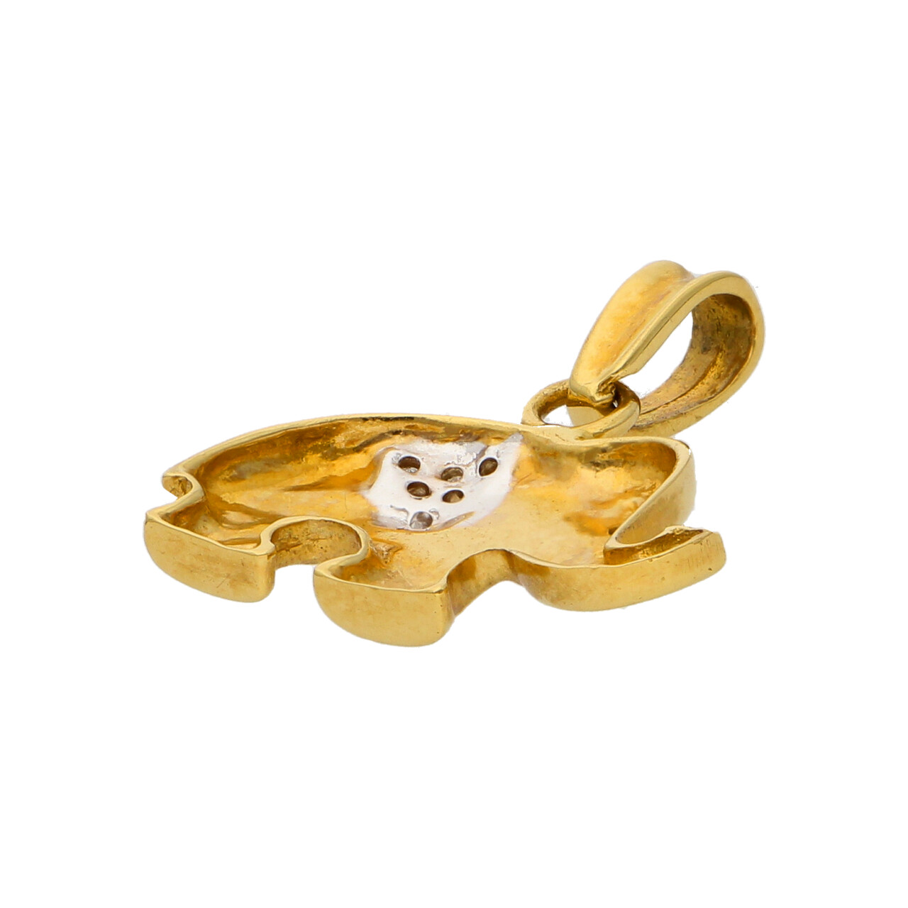 Ciondolo elefantino oro giallo con diamanti_4