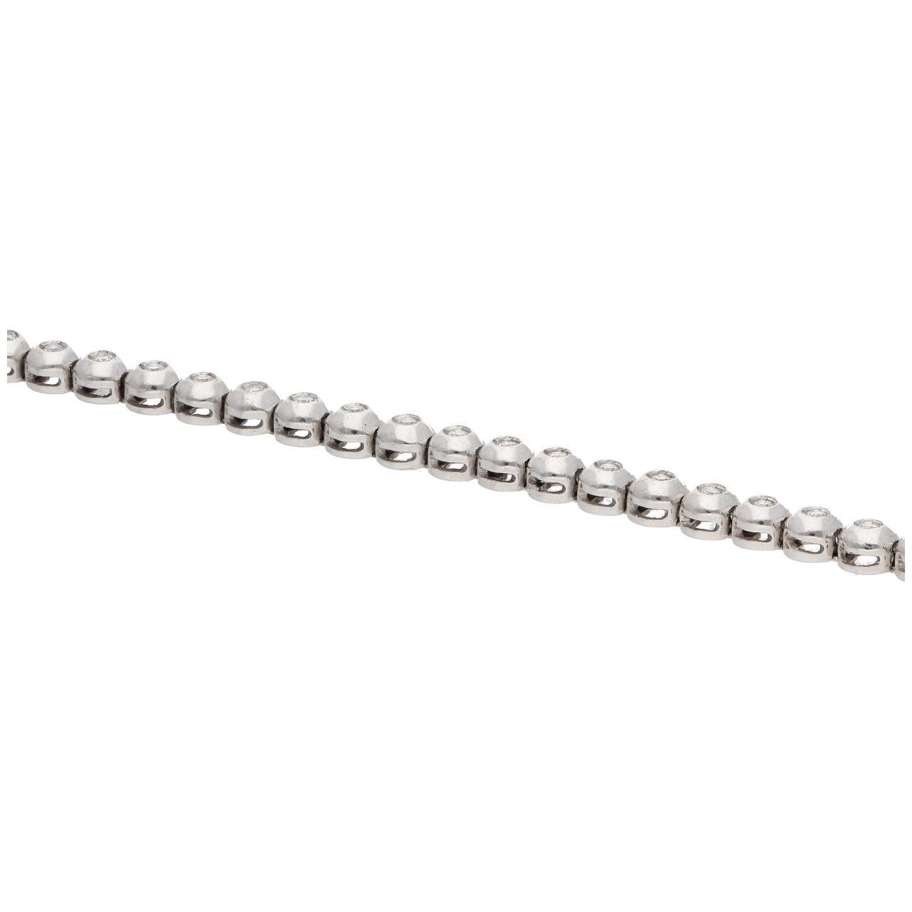 Bracciale tennis oro bianco con diamanti_4
