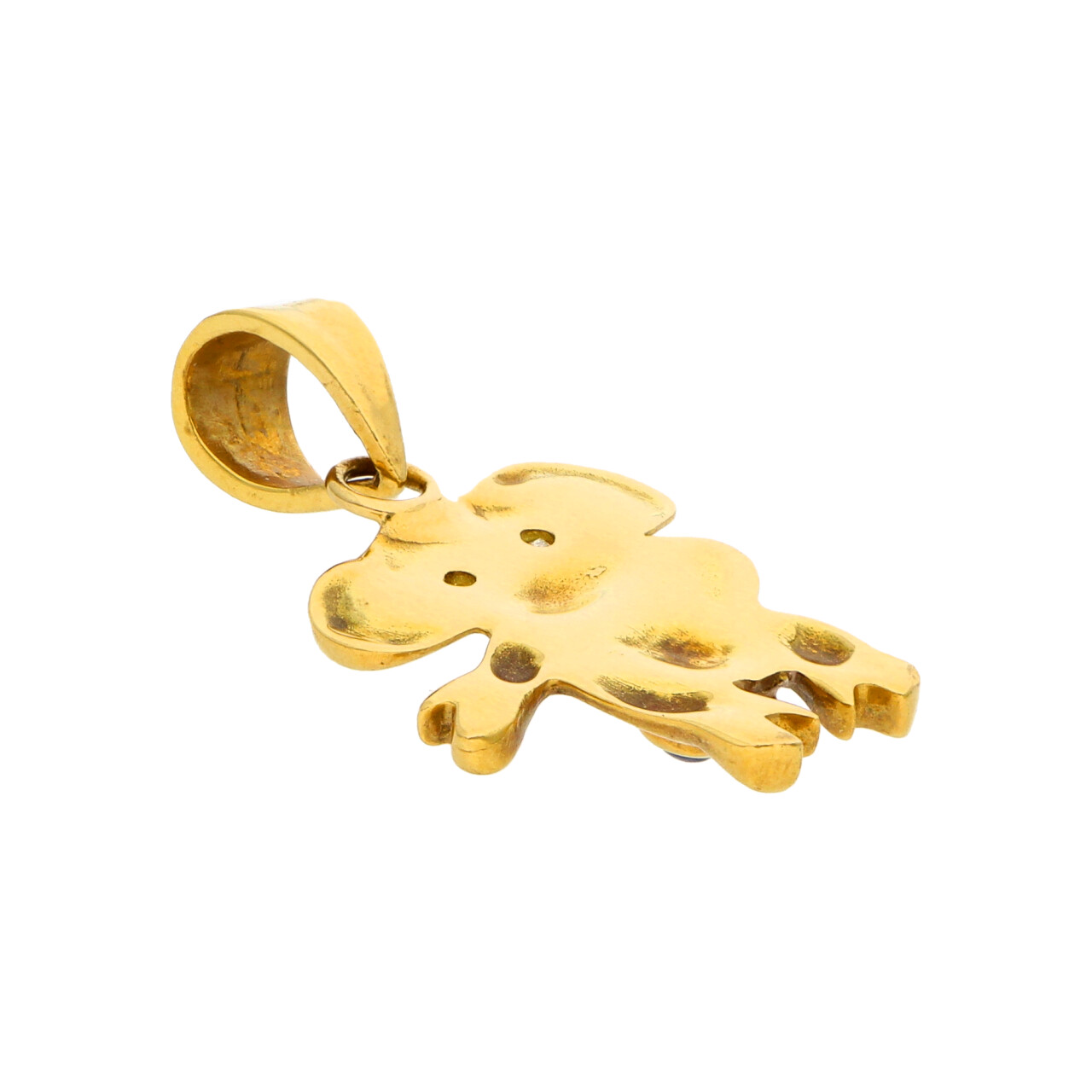 Ciondolo koala due ori con diamante e zaffiro_3