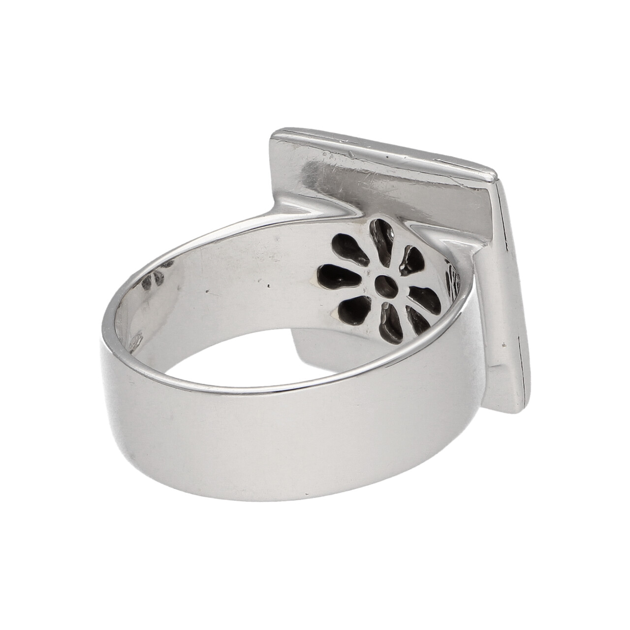 Anello oro bianco con pavè di zirconi_4