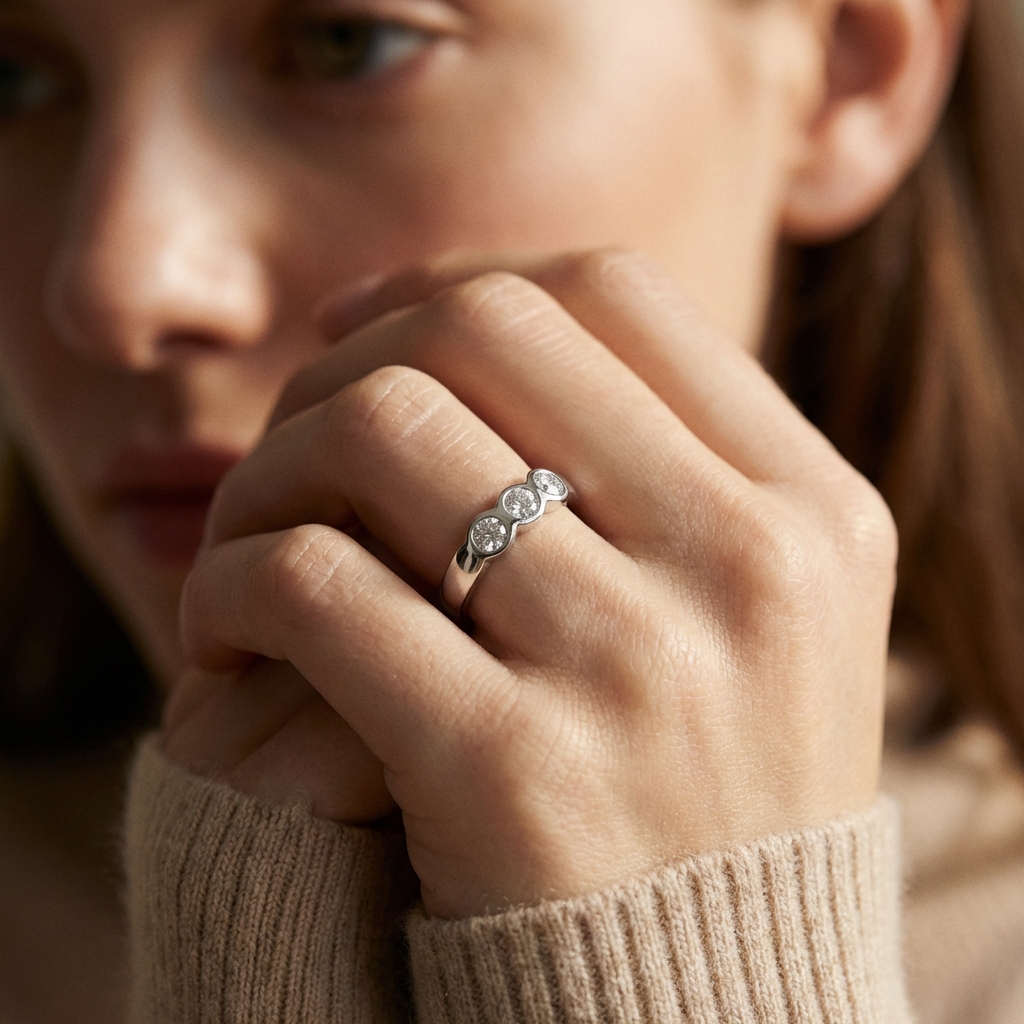 Anello veretta in oro bianco_4