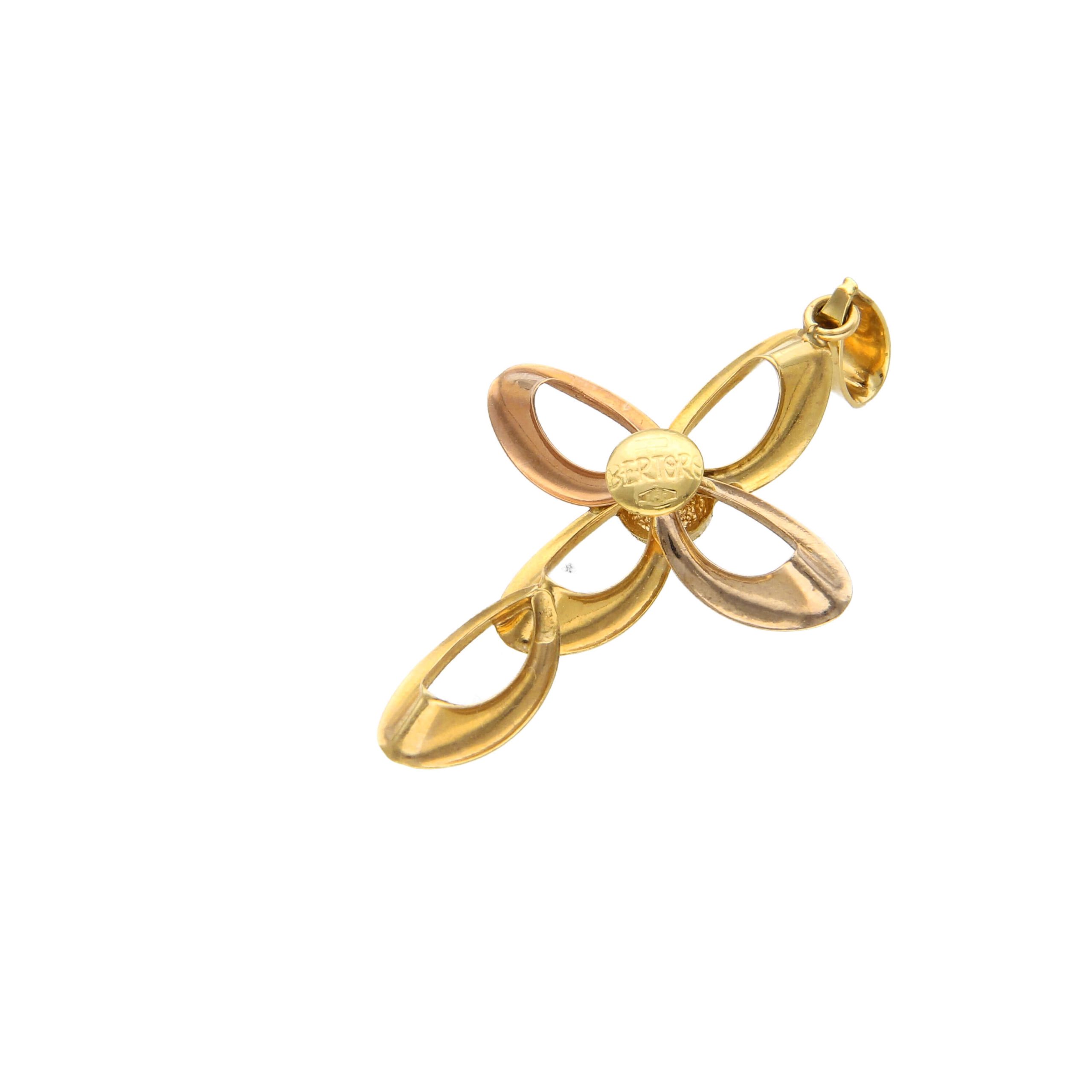 Croce tre ori effetto satinato_3