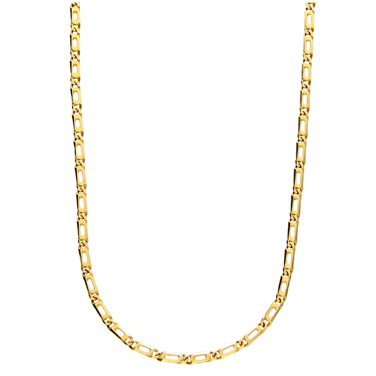 Collana in oro giallo maglia occhio di pernice_1