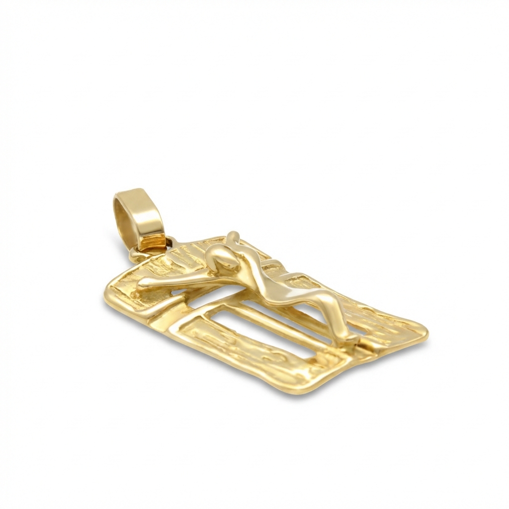 Croce con cristo in oro giallo_2