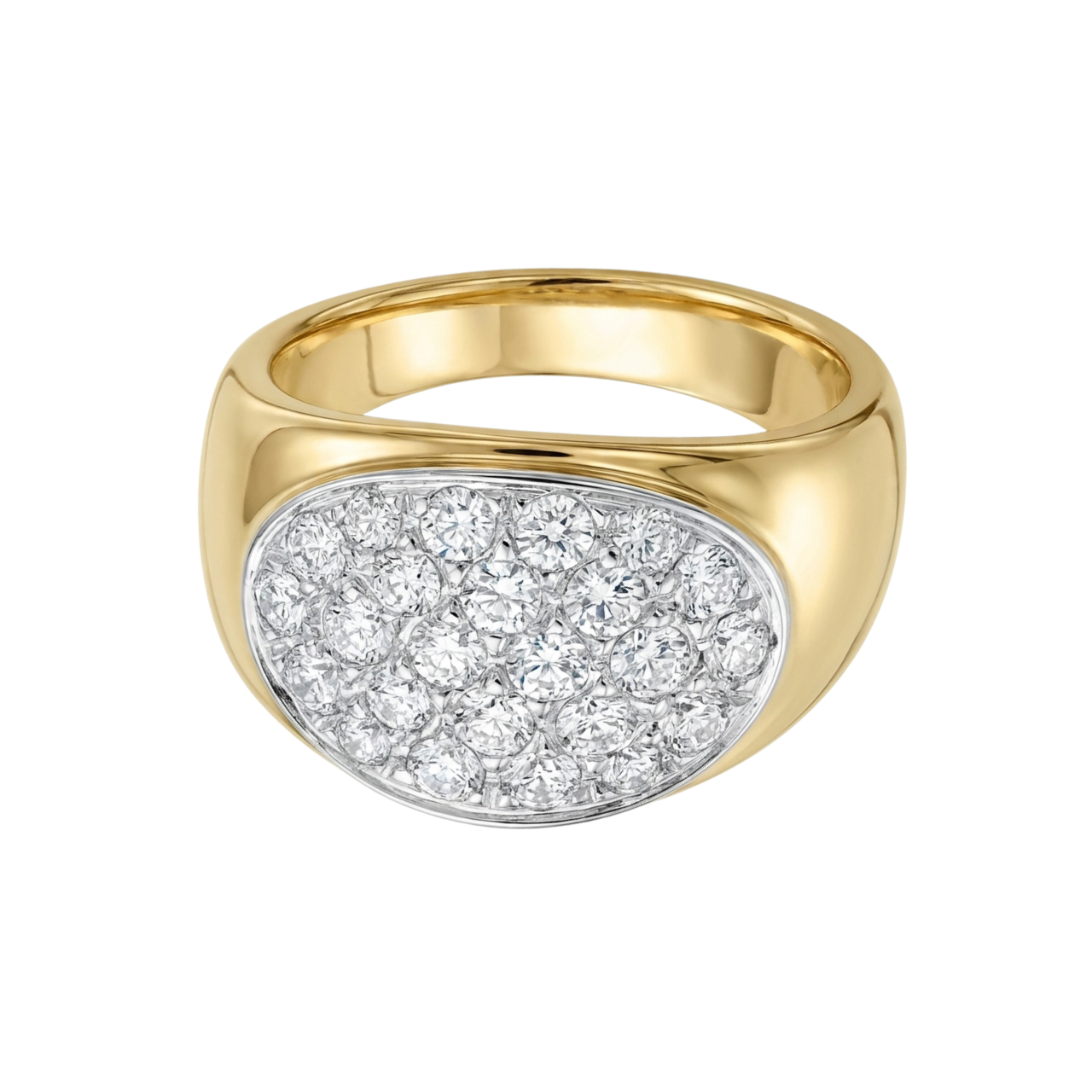 Anello oro giallo con pavè di zirconi_3