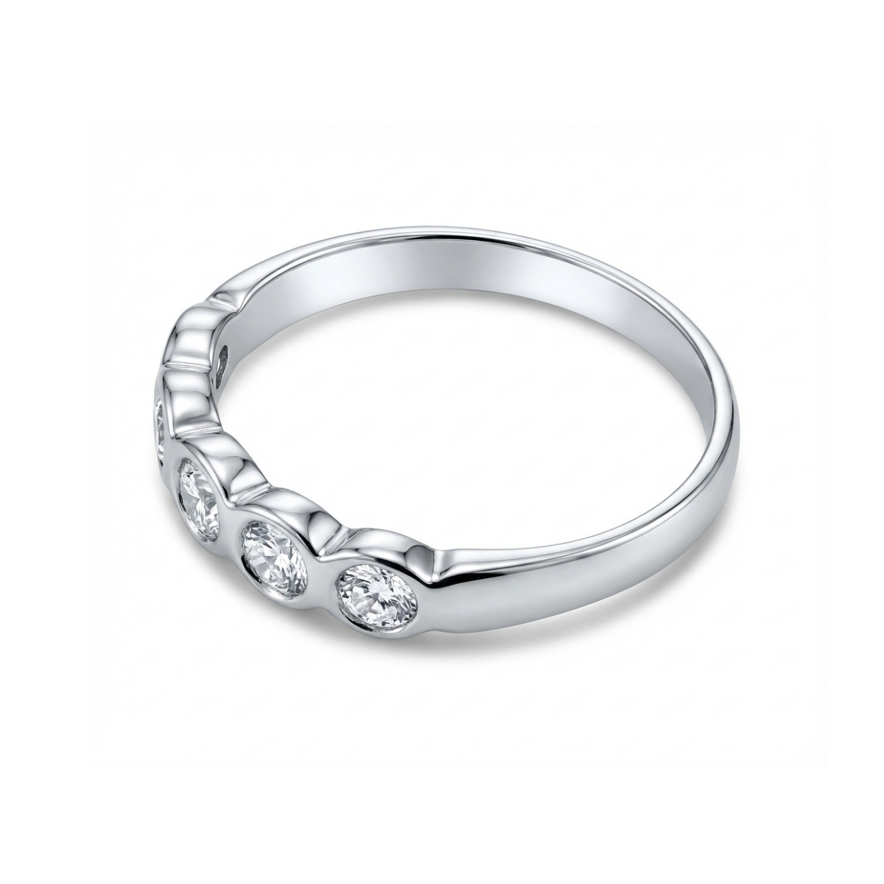 Anello veretta in oro bianco_2