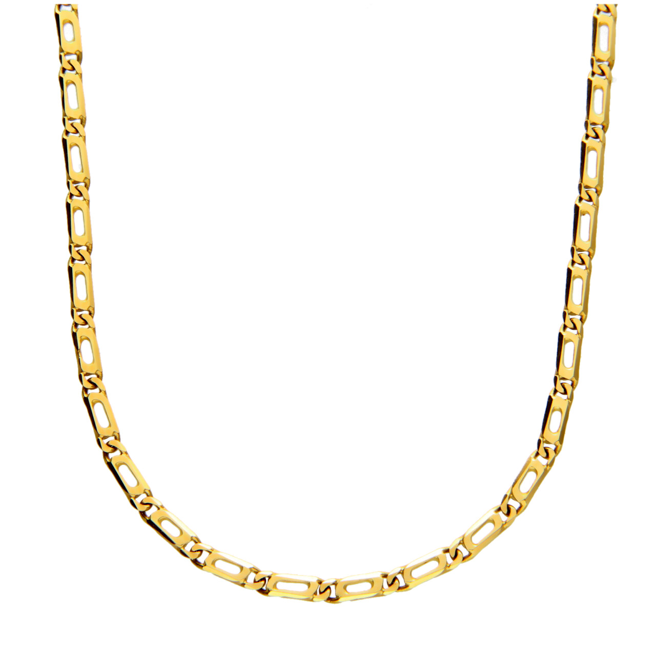Collana in oro giallo maglia occhio di pernice_2