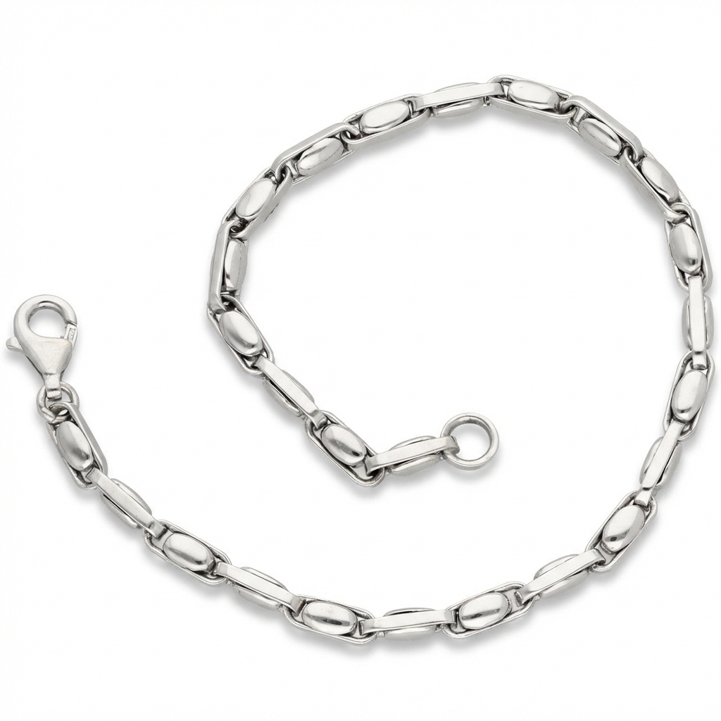 Bracciale tubolare oro bianco_3