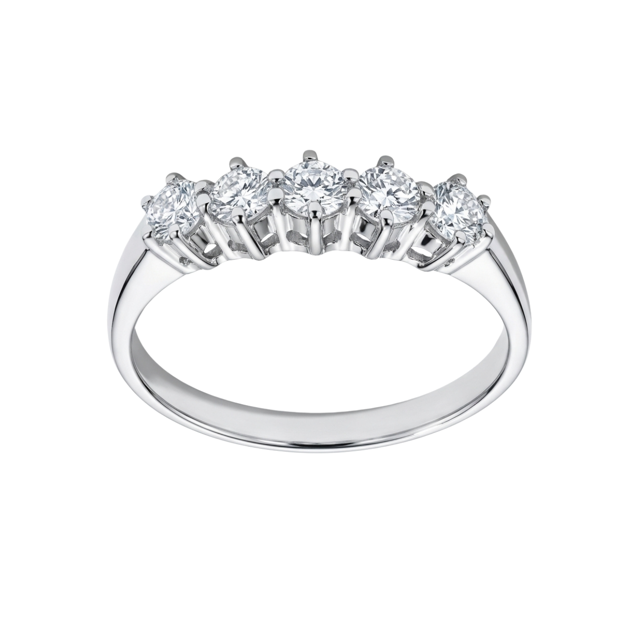 Anello riviera oro bianco con diamanti_1