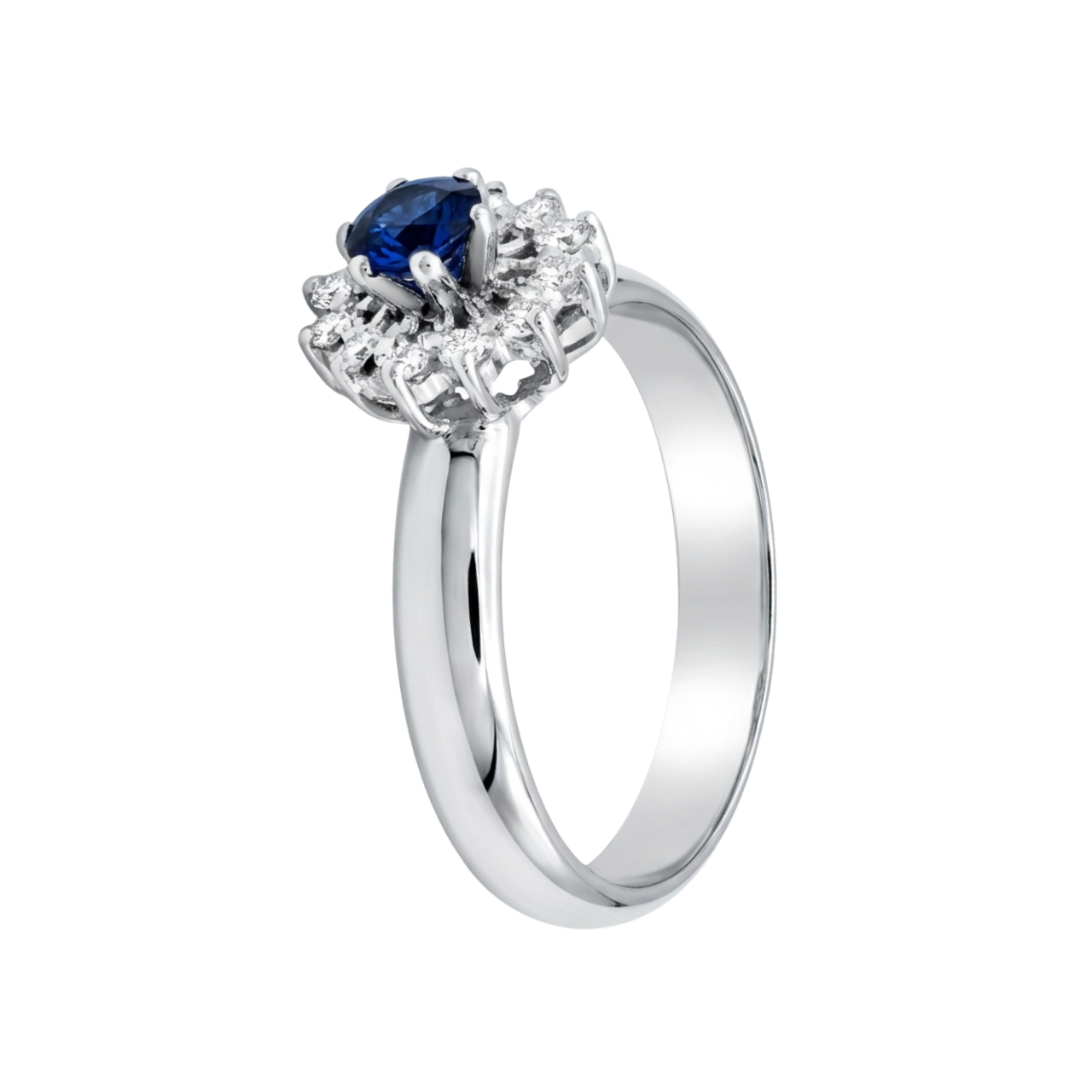 Anello oro bianco con zaffiro e diamanti_2