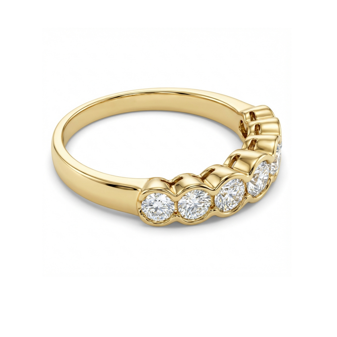 Anello in oro giallo con diamanti_3