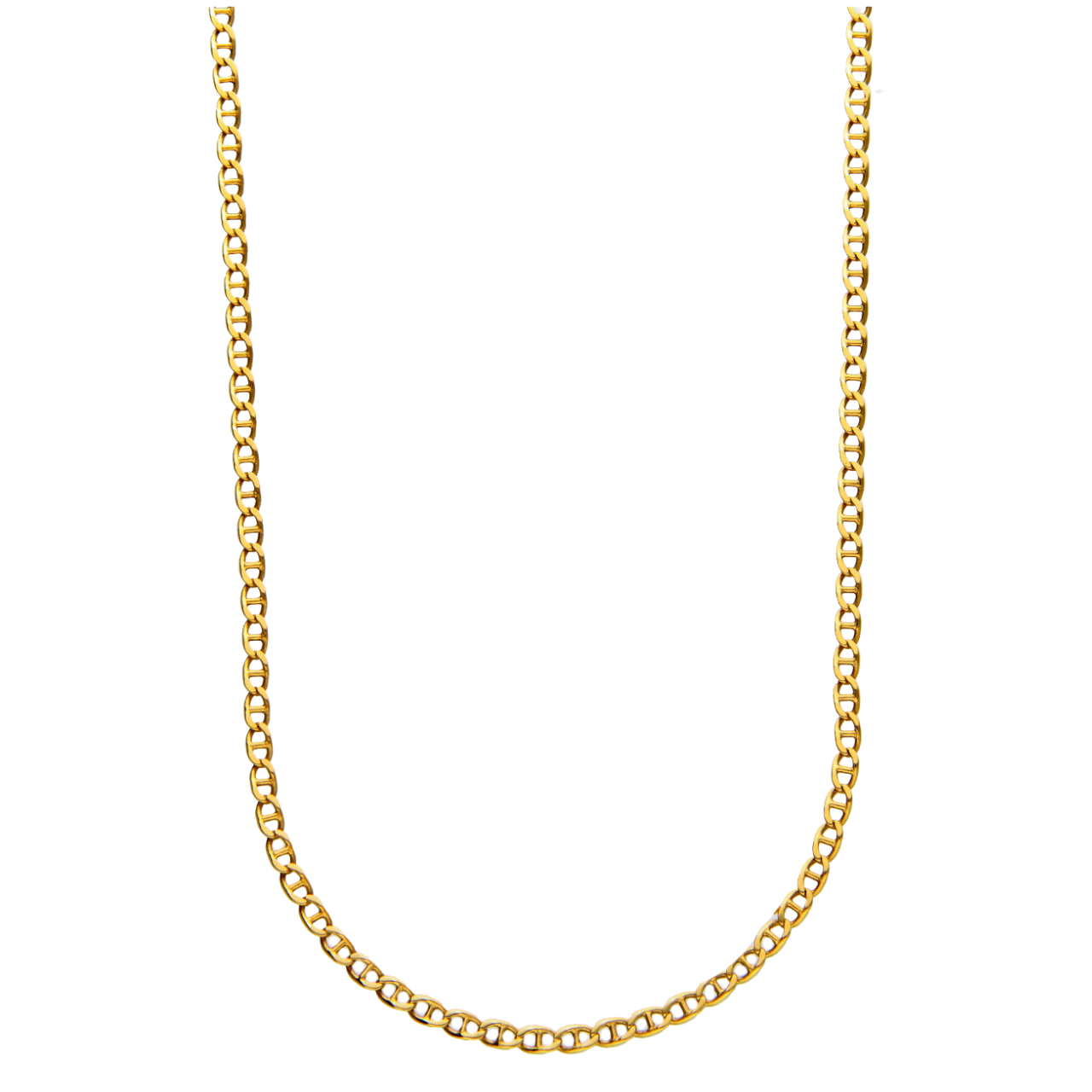 Collana in oro giallo maglia marinara_1