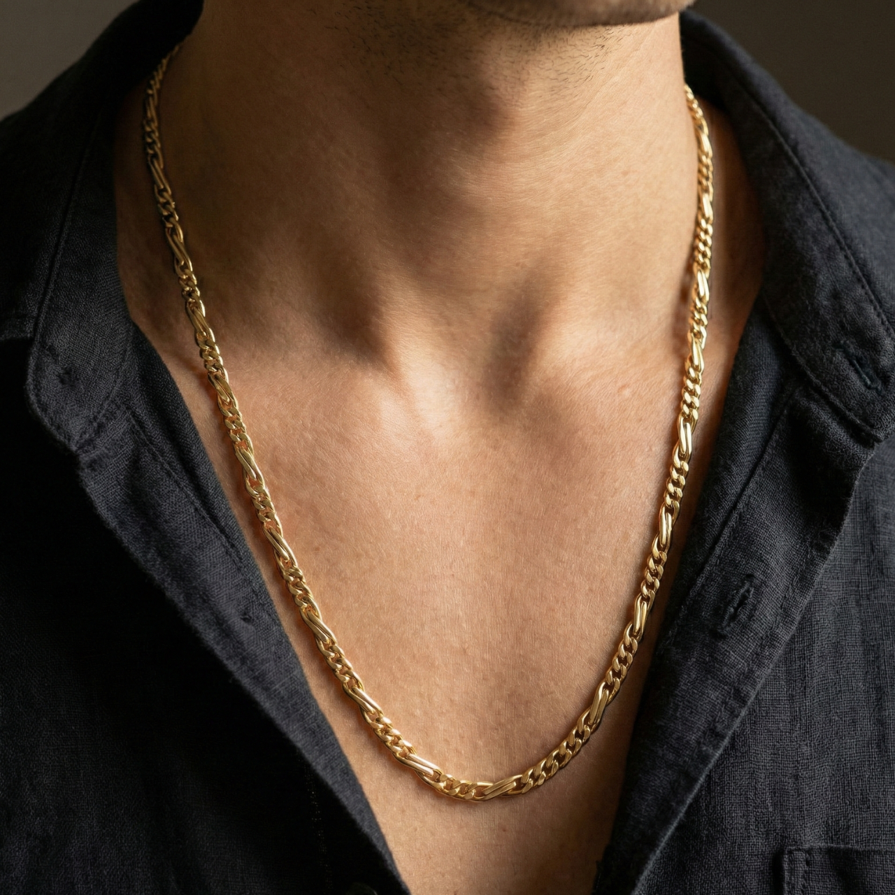 Collana unisex in oro giallo_4