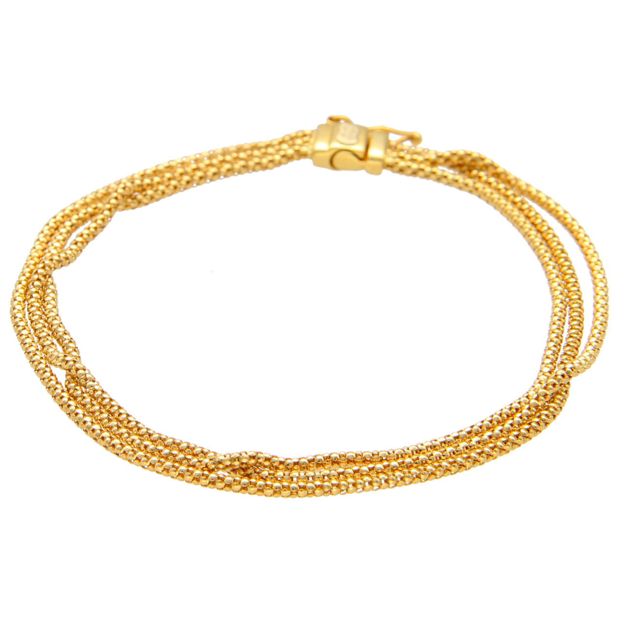 Bracciale unoaerre oro giallo tre fili_3