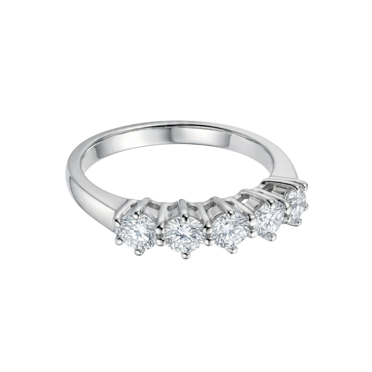 Anello riviera oro bianco con diamanti_2