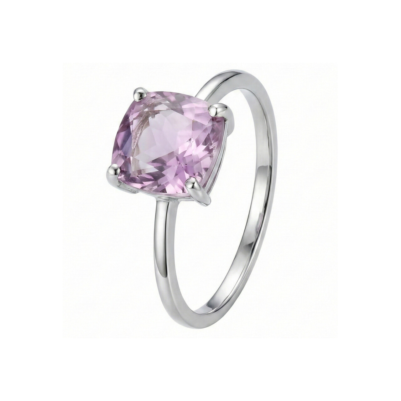 Anello oro bianco con ametista lilla_2