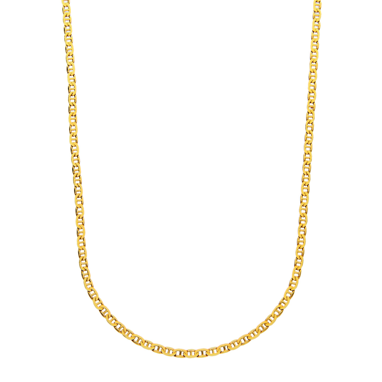 Collana maglia marinara in oro giallo