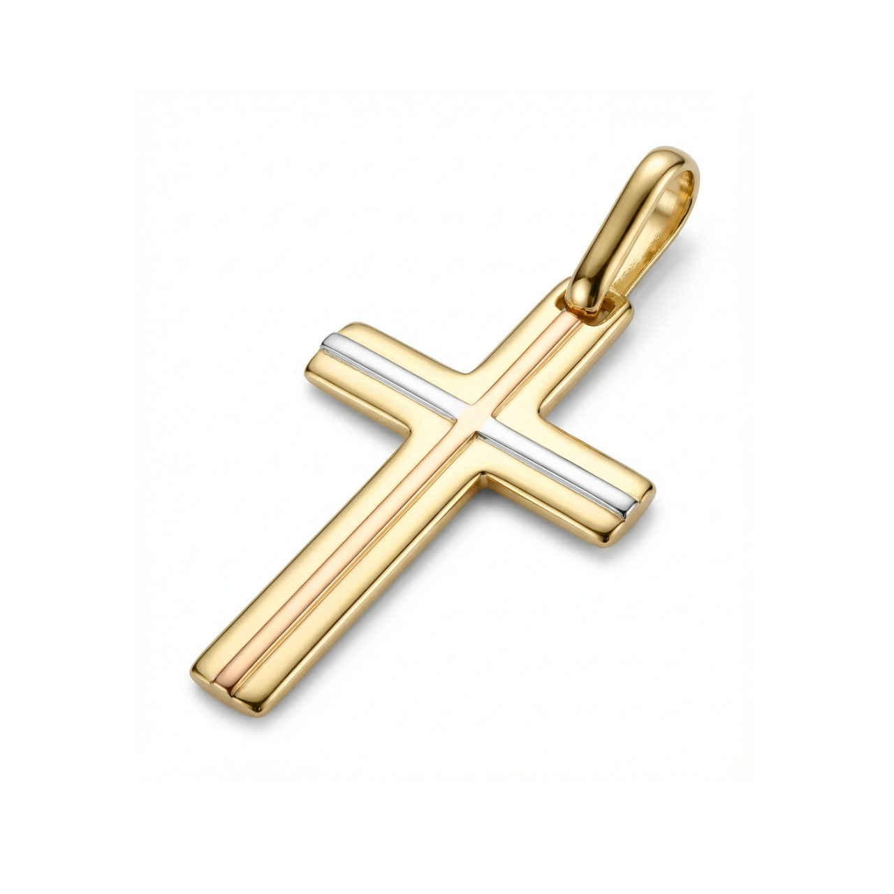 Ciondolo tre ori croce chimento_2