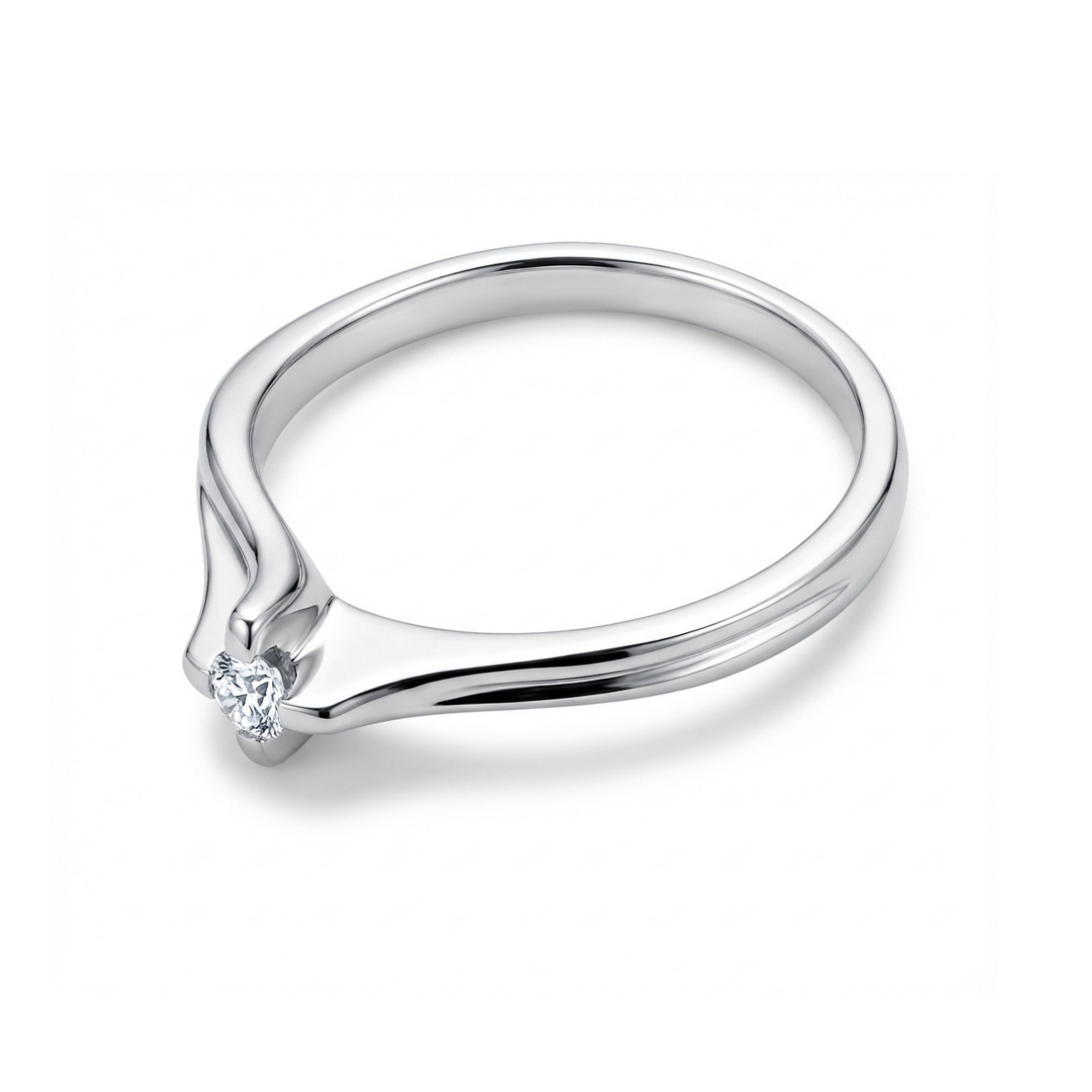 Anello oro bianco solitario con diamante_3