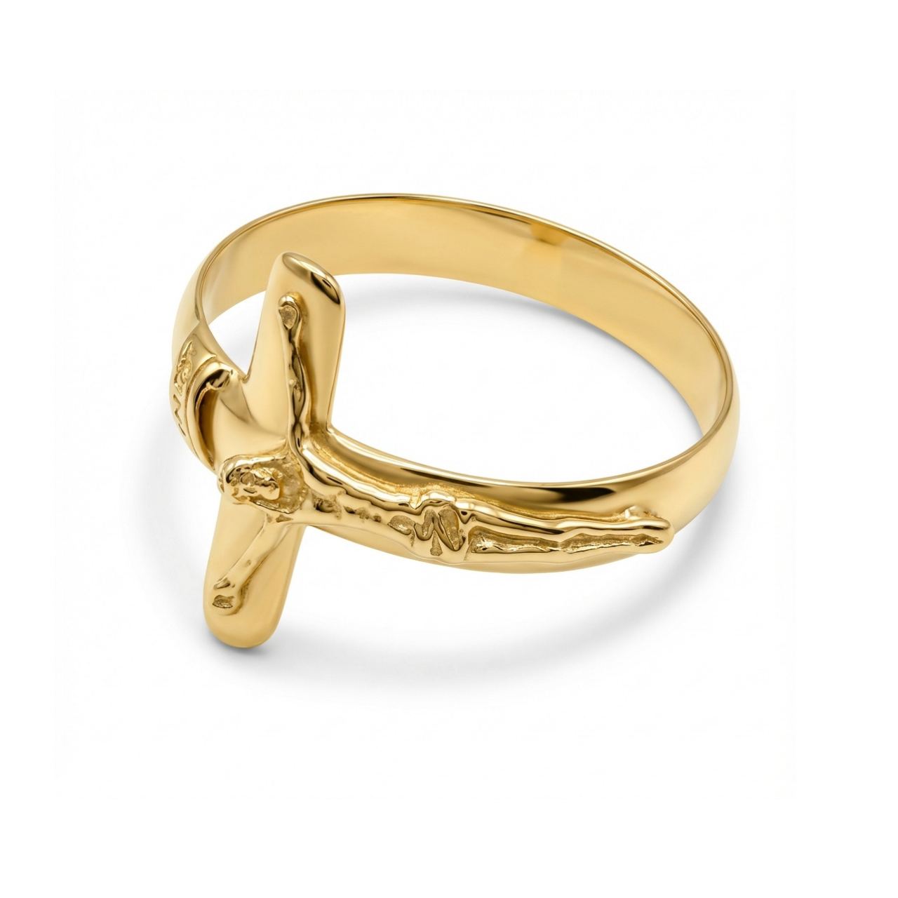 Anello oro giallo crocifisso_3
