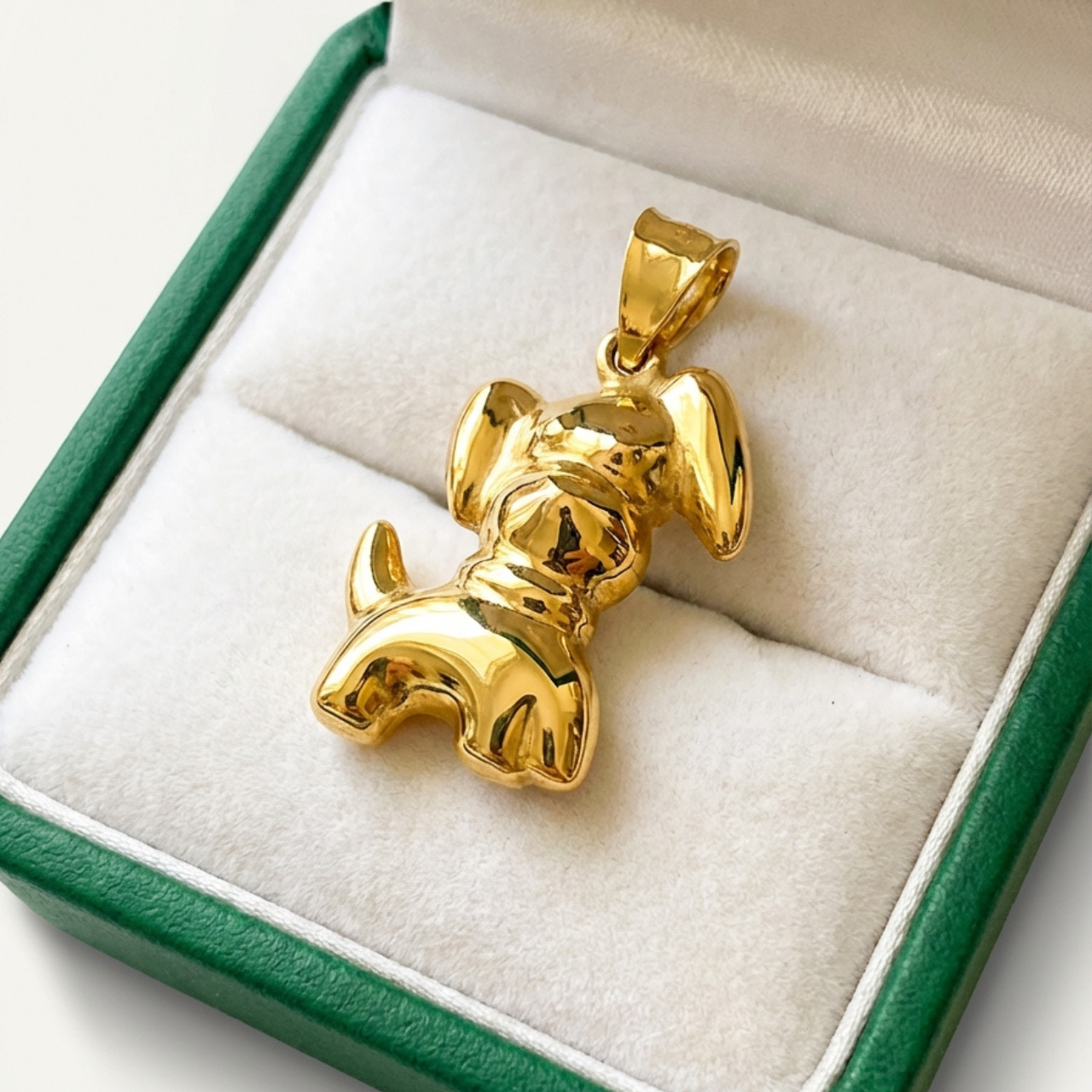 Ciondolo cane in oro giallo_3