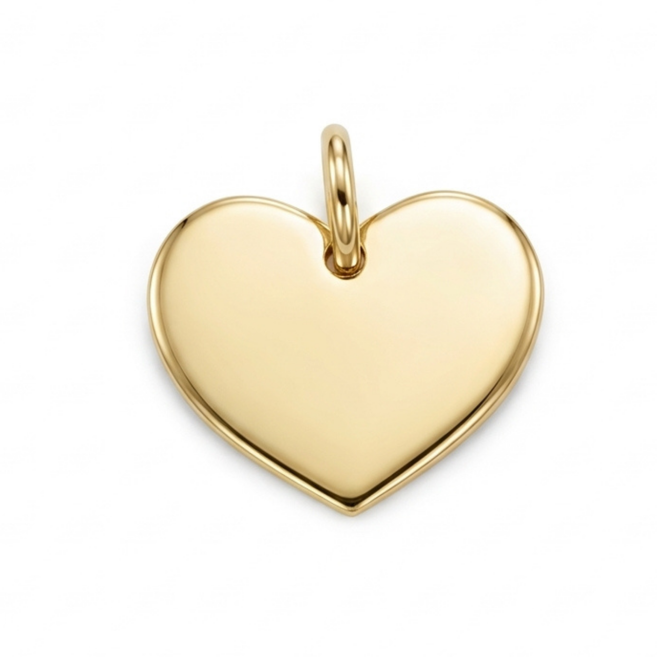 Ciondolo cuore in oro giallo