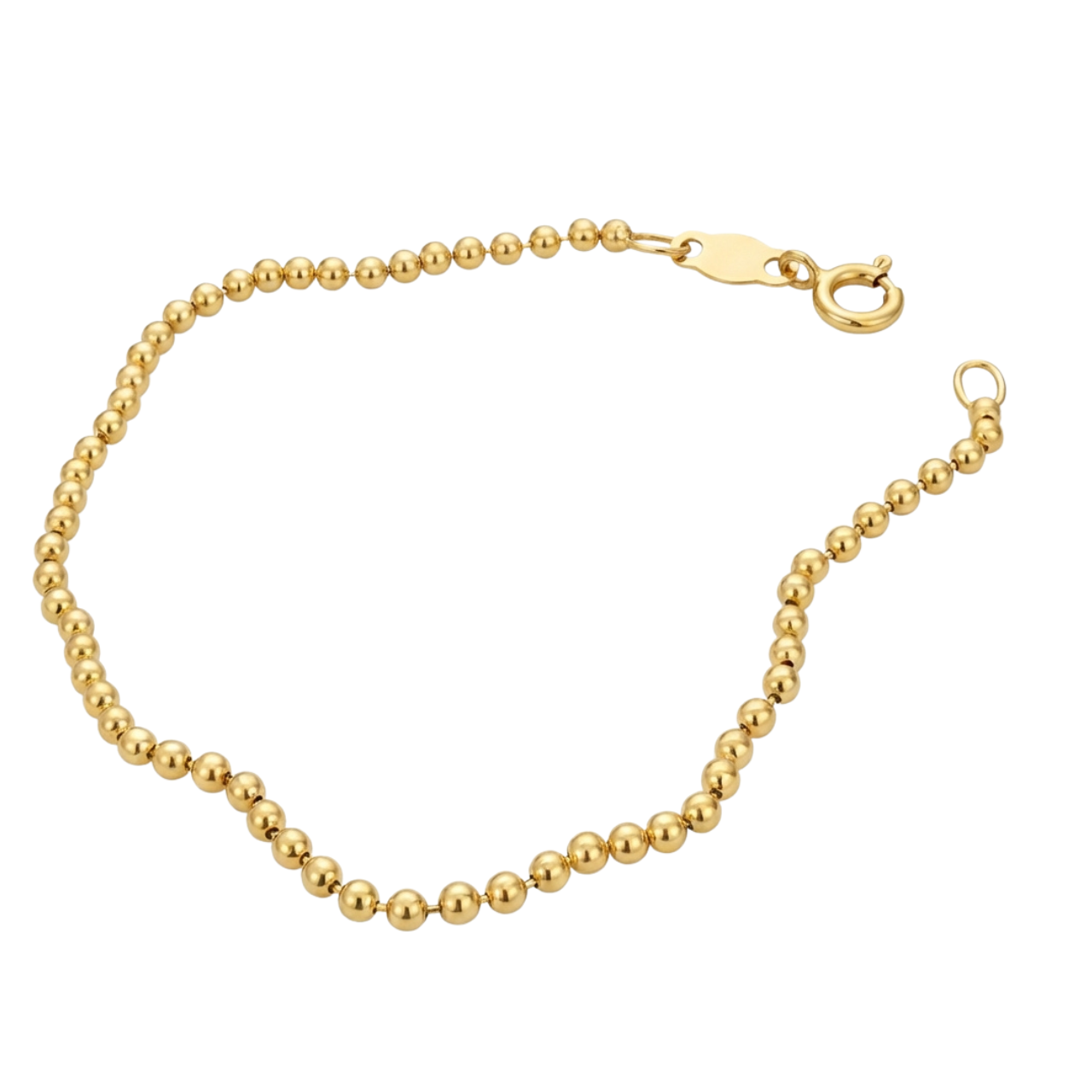 Bracciale oro giallo a sfere_3
