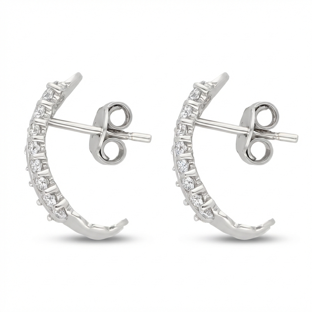 Coppia orecchini con zirconi oro bianco_3