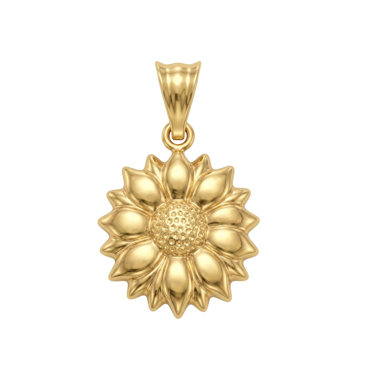 Ciondolo fiore in oro giallo_1